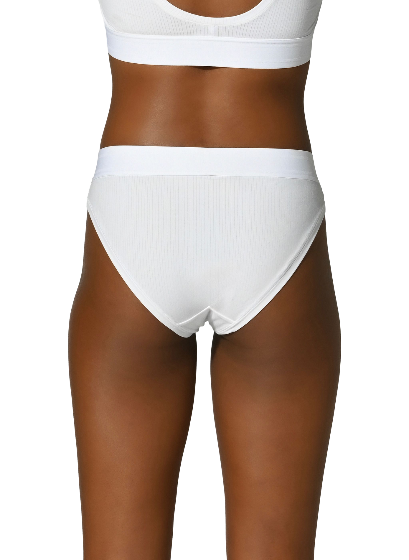 Hohe Taille Culotte aus Baumwollmischung WOLFORD Weiss
