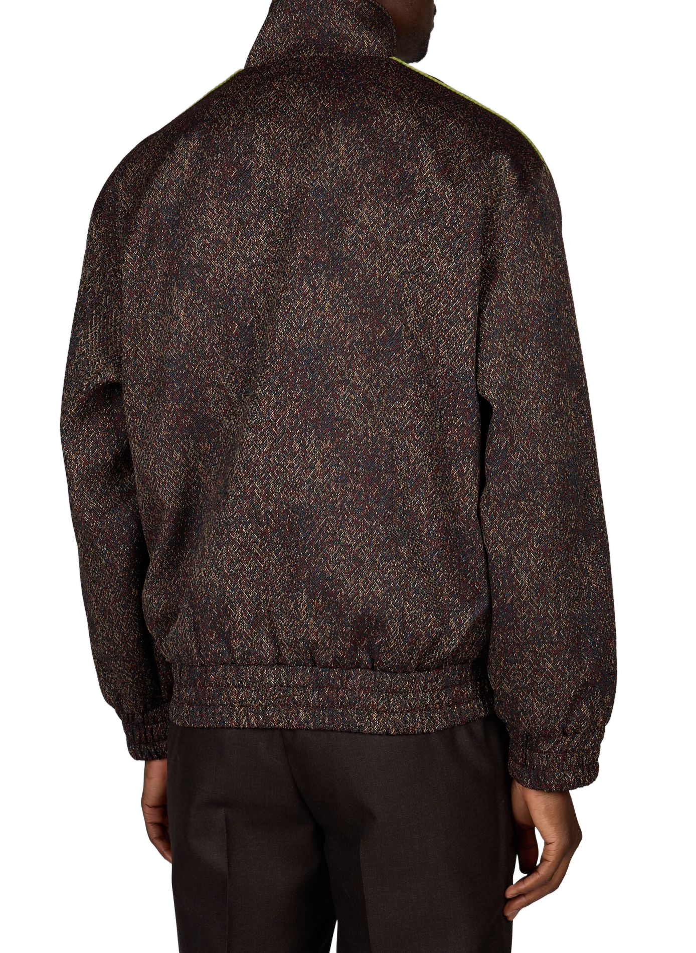 Tweed effect tracksuit jacket DROLE DE MONSIEUR Red