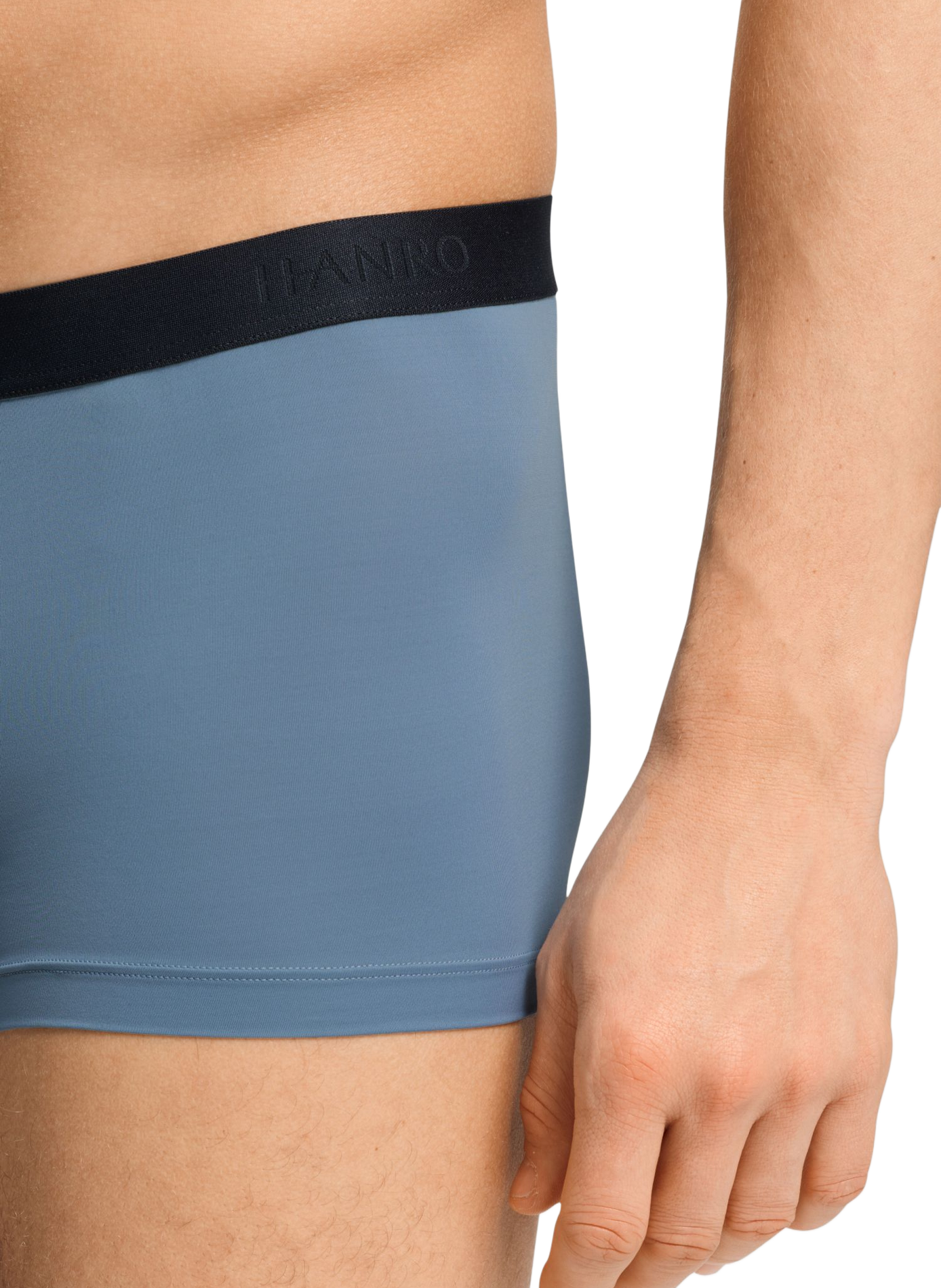 Unikleurige boxershort | Blauw HANRO Heren