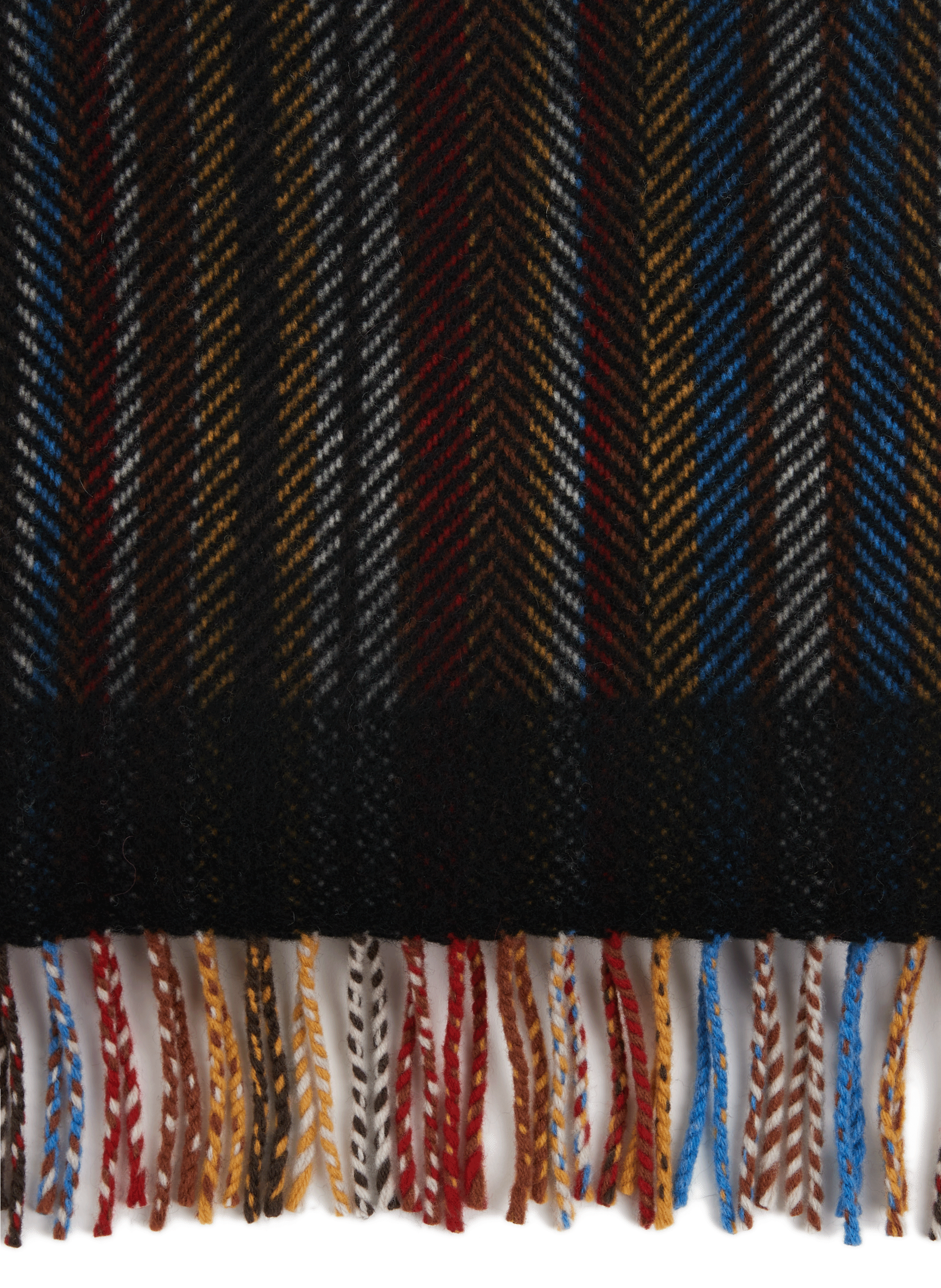 Echarpe Herringbone en laine et cachemire mélangés