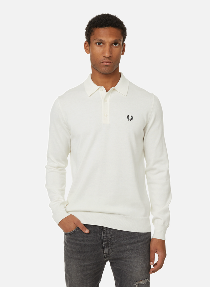 FRED PERRY long-sleeved wool Polo