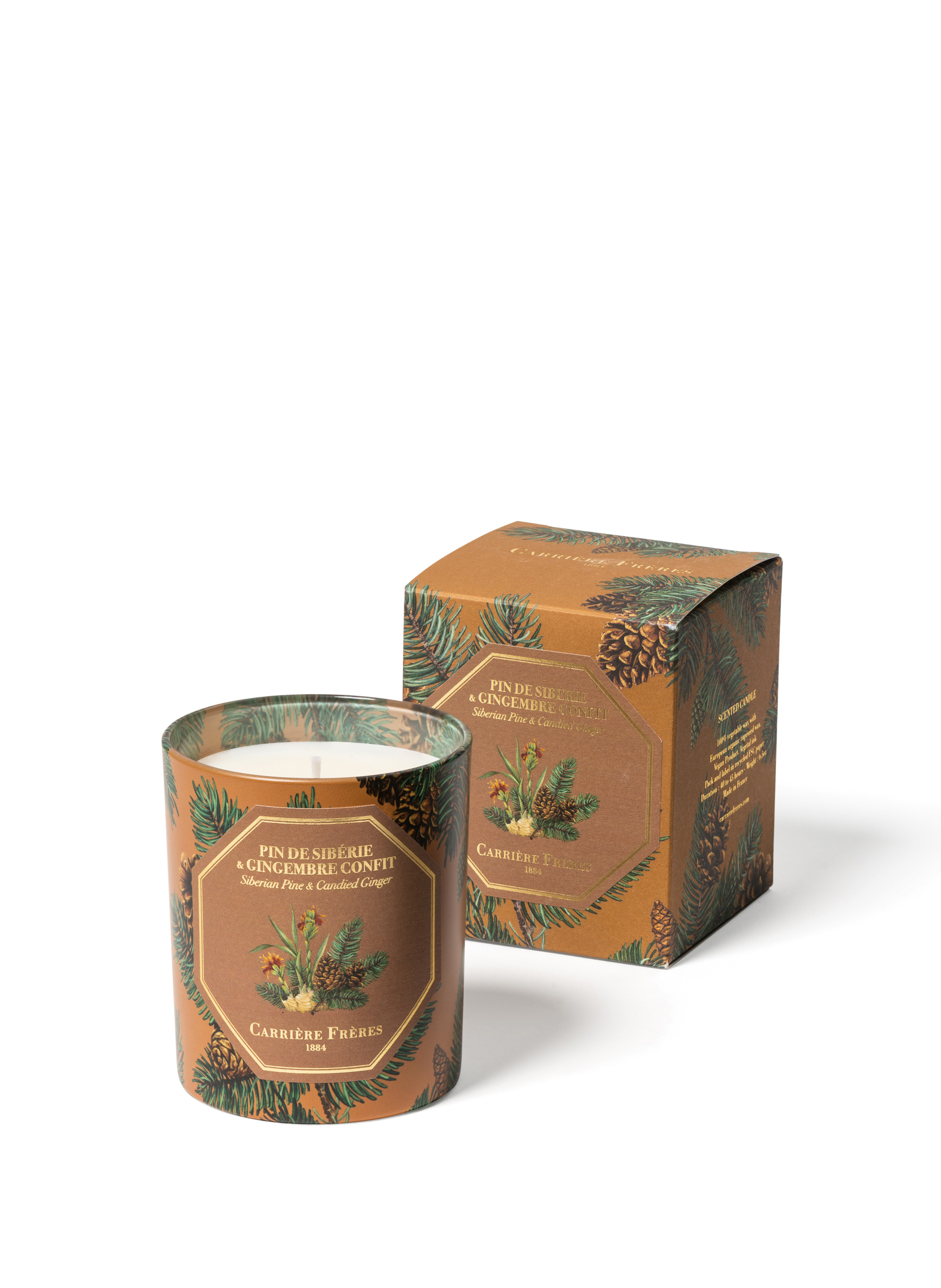 Bougie parfumée - Pin de Sibérie Gingembre Confit