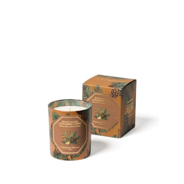 Bougie parfumée - Pin de Sibérie Gingembre Confit