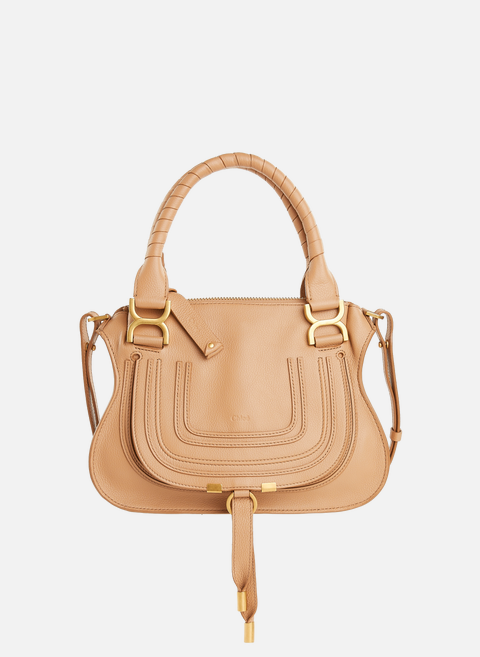 Brown leather handbagCHLOÉ 