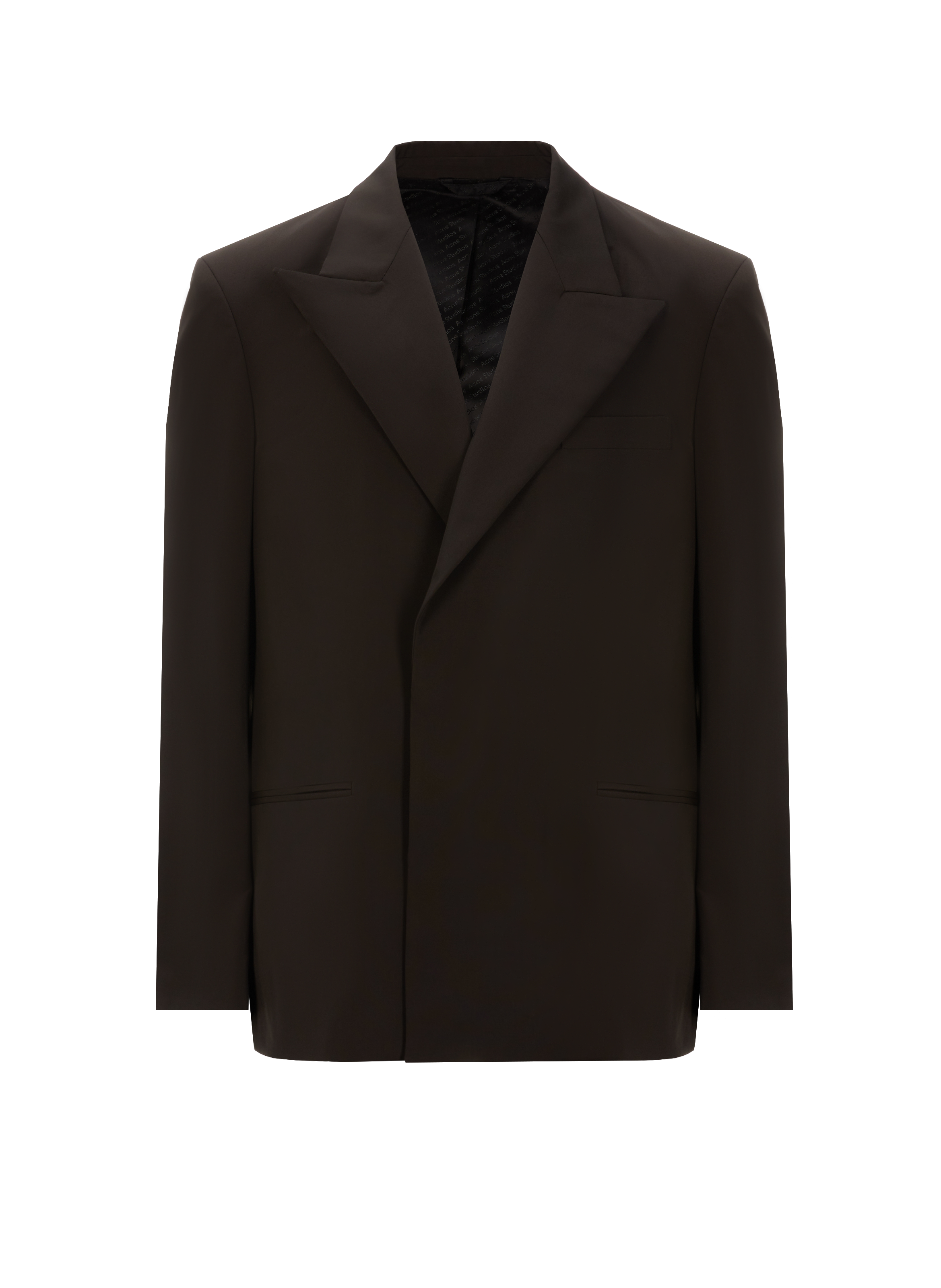 Blazer en laine mélangée  ACNE STUDIOS Marron