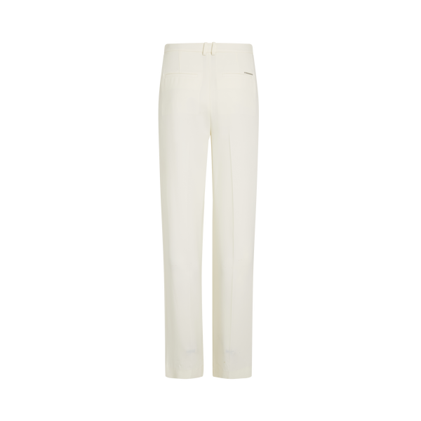 Calvin Klein Straight Trousers In White