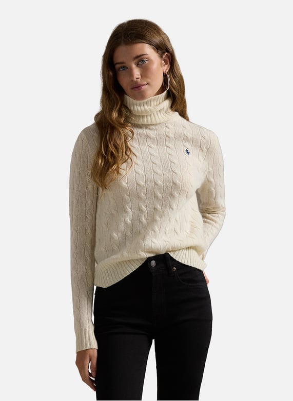 Pull ralph lauren femme beige hotsell