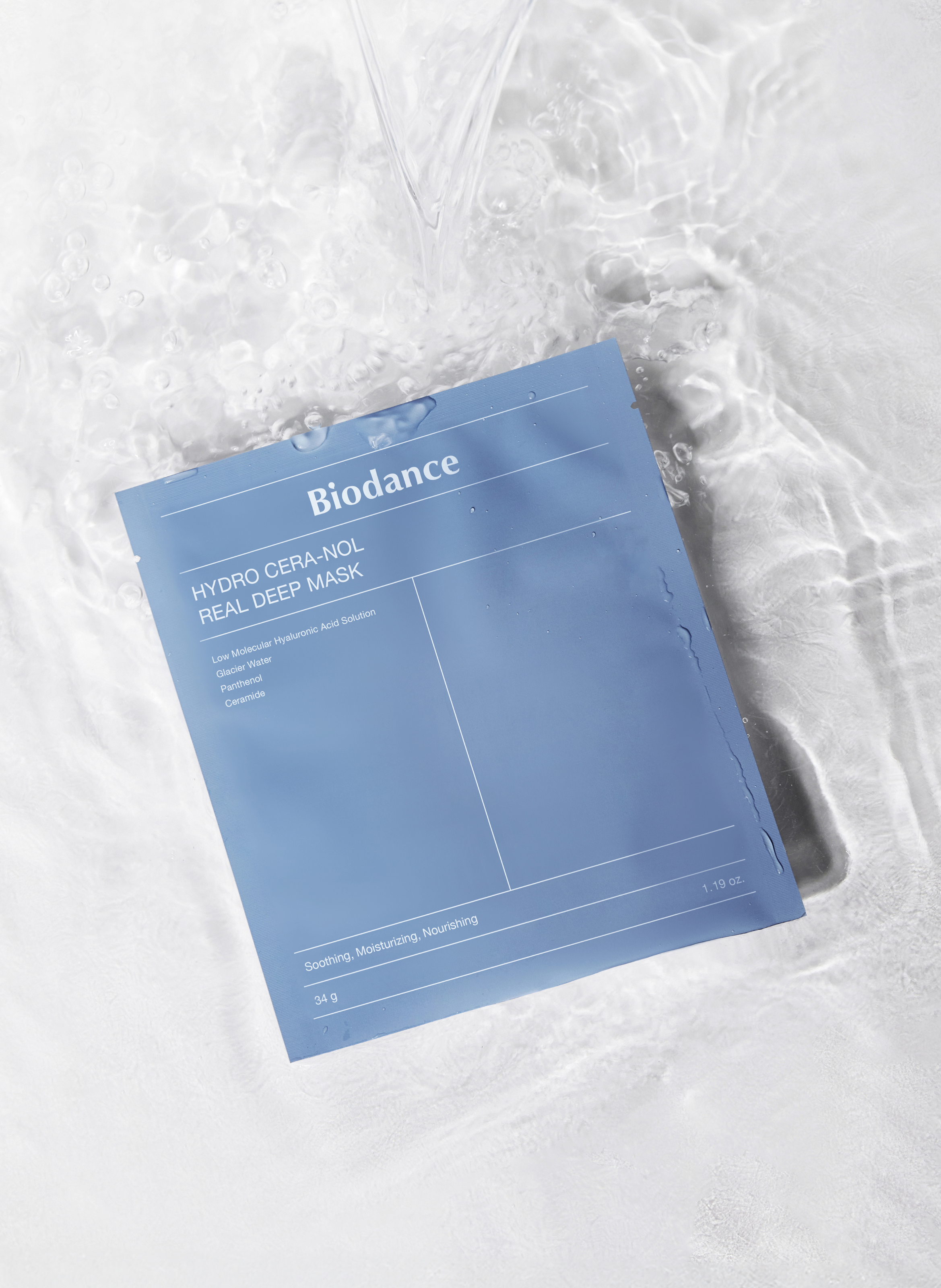 Intensief hydraterend masker met hyaluronzuur en ceramiden BIODANCE No color