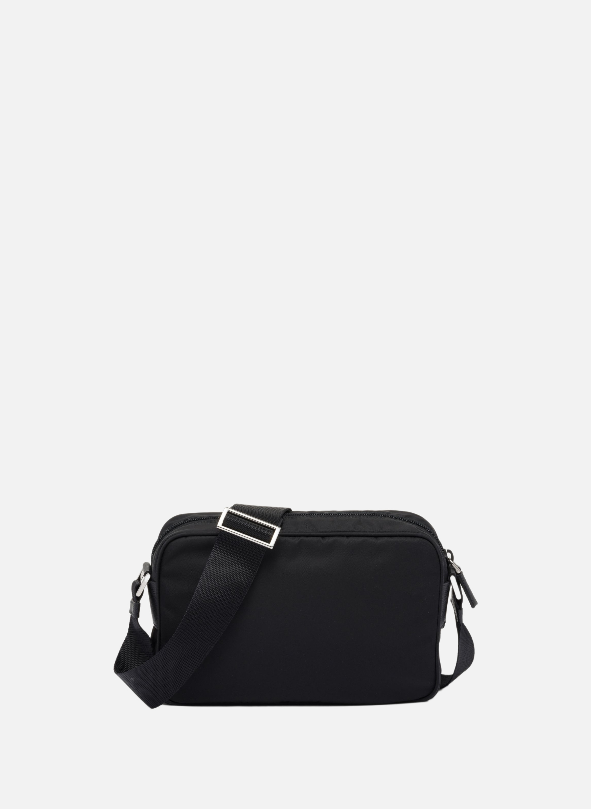 Sac porté épaule en re-nylon PRADA Noir