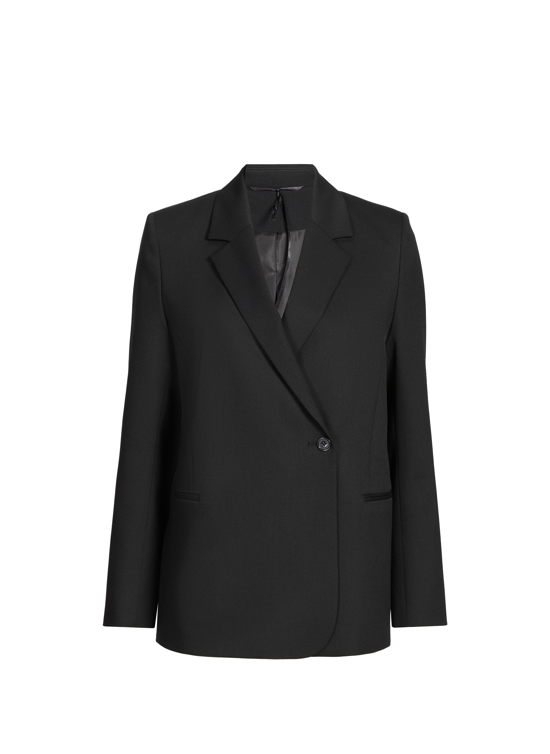 Shoulder-padded blazer SAISON 1865 Black