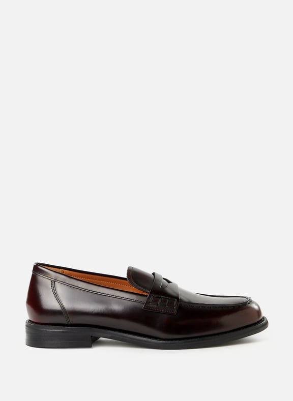 Mocassins unis en cuir Rouge by VAGABOND SHOEMAKERS VAGABOND SHOEMAKERS Mocassins unis en cuir Rouge