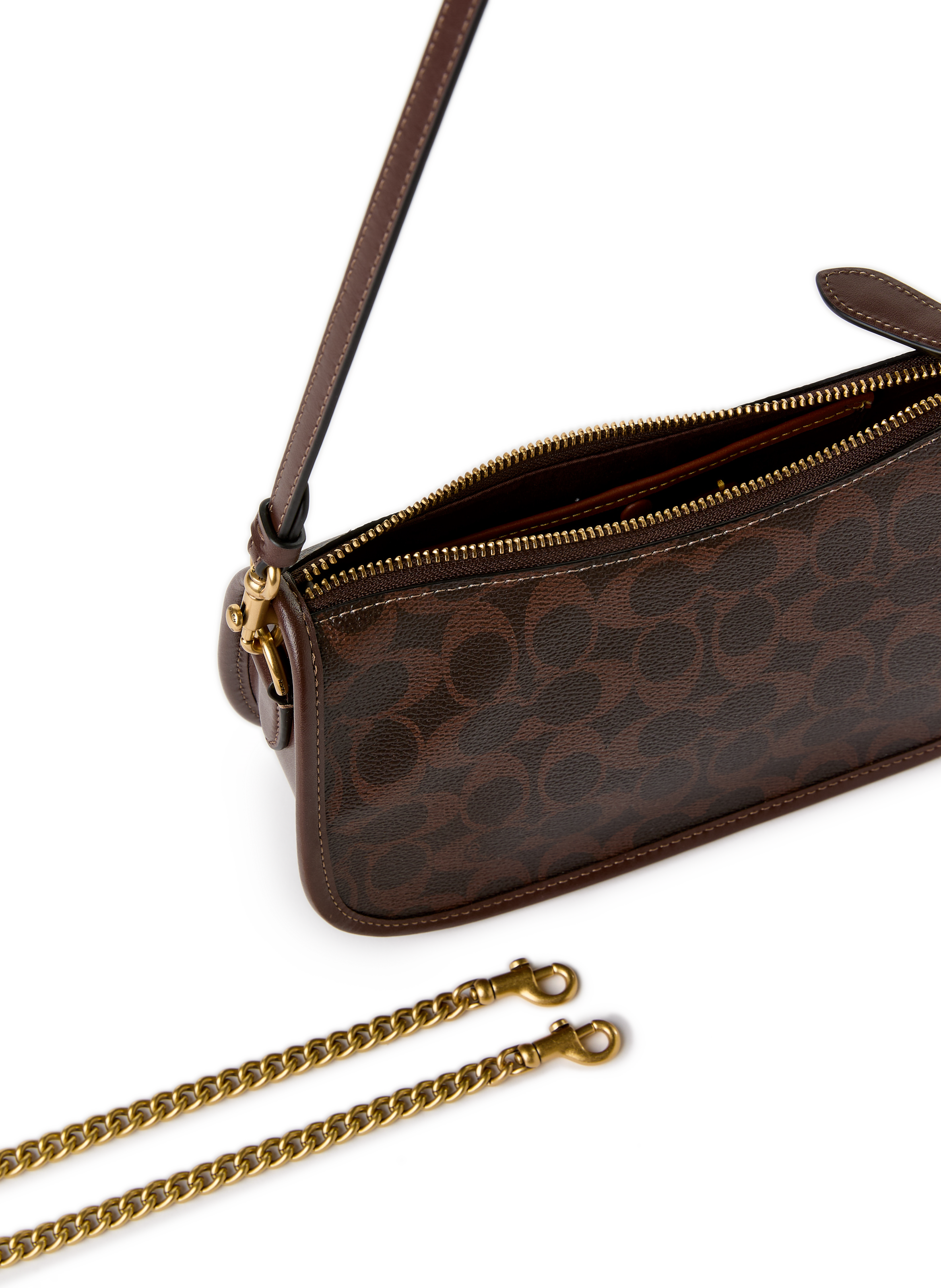 Sac Waverly en toile Exclusive COACH Marron