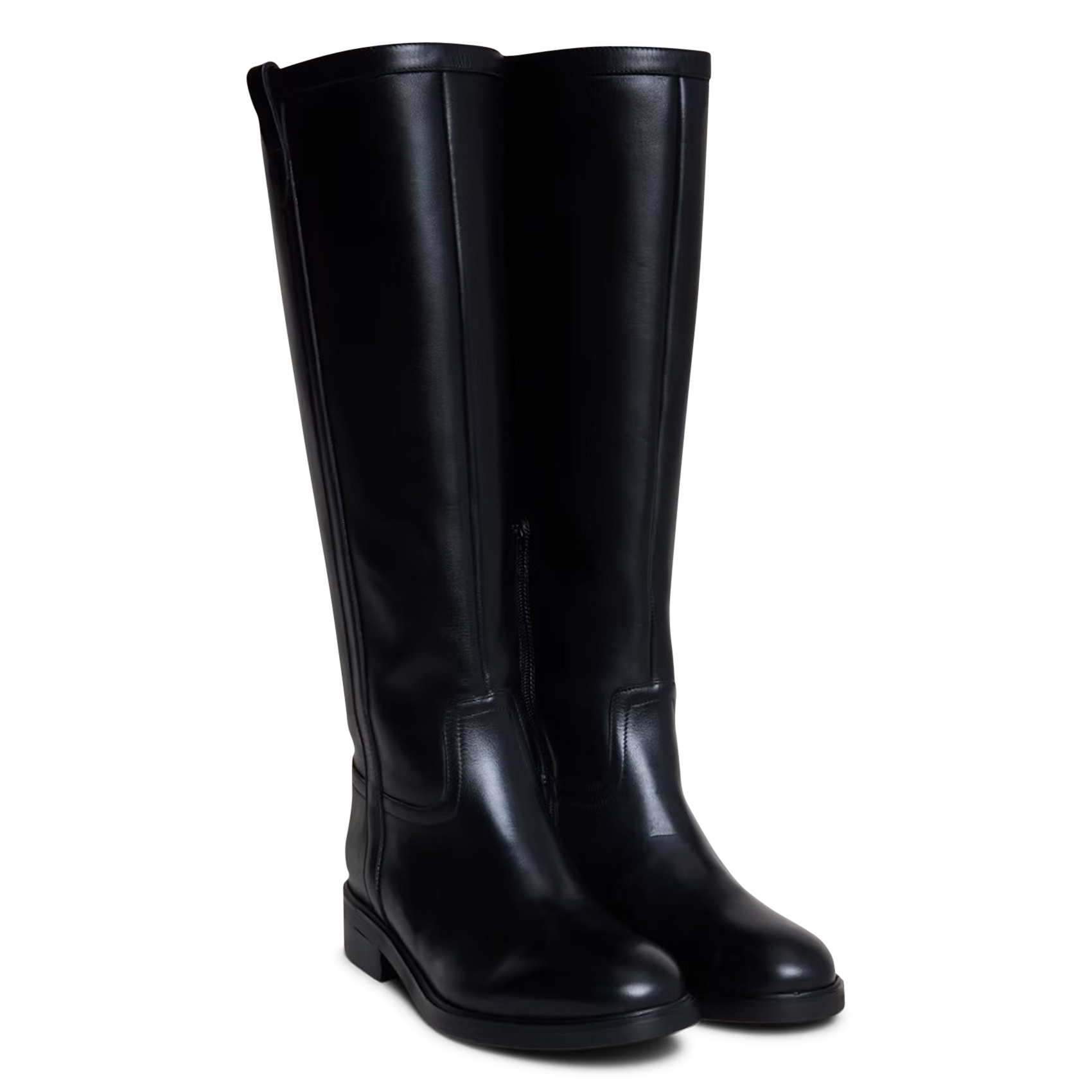 Bottes cavalières en cuir margot JONAK Noir
