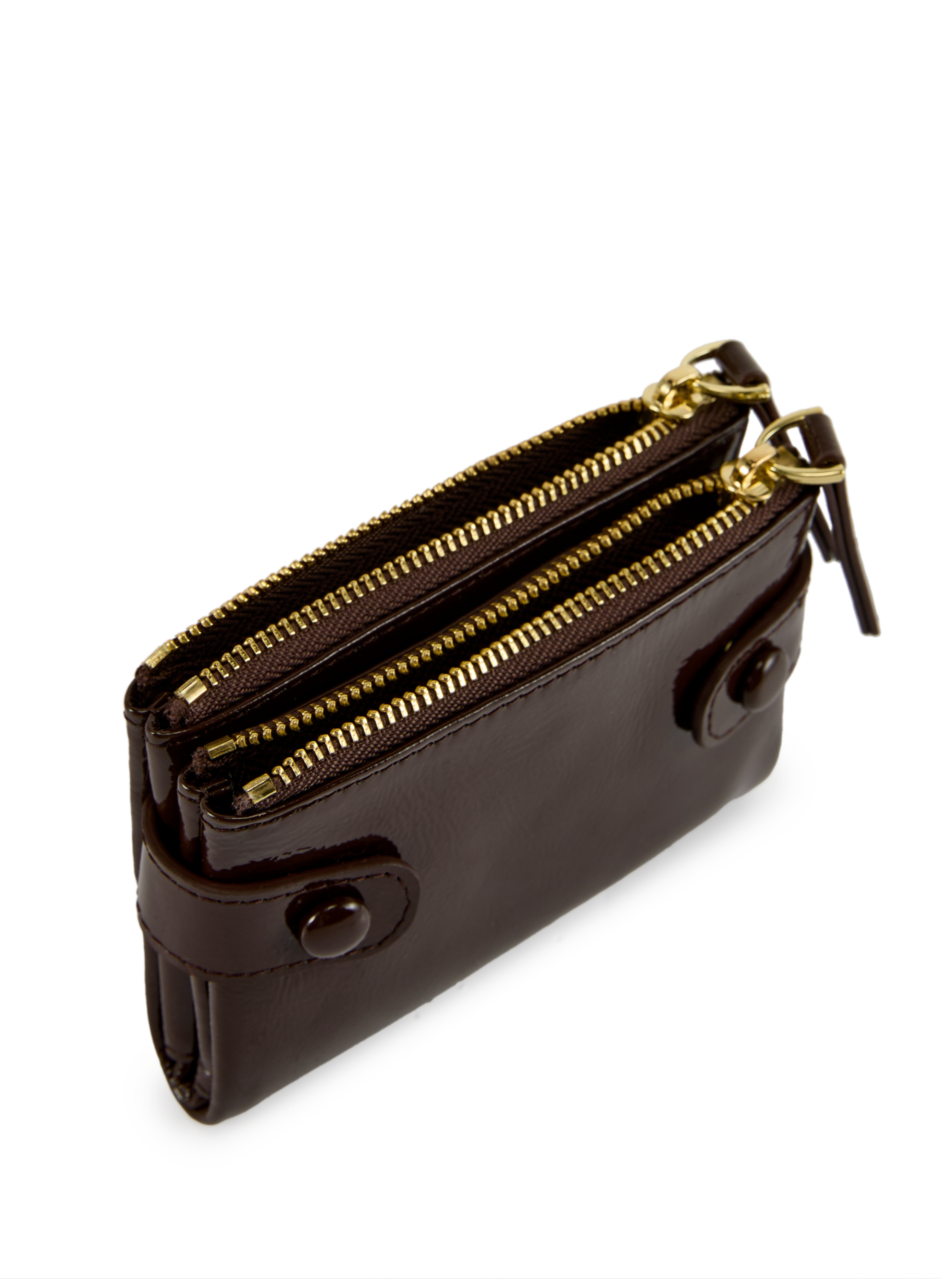 Porte monnaie en cuir SAISON 1865 Marron