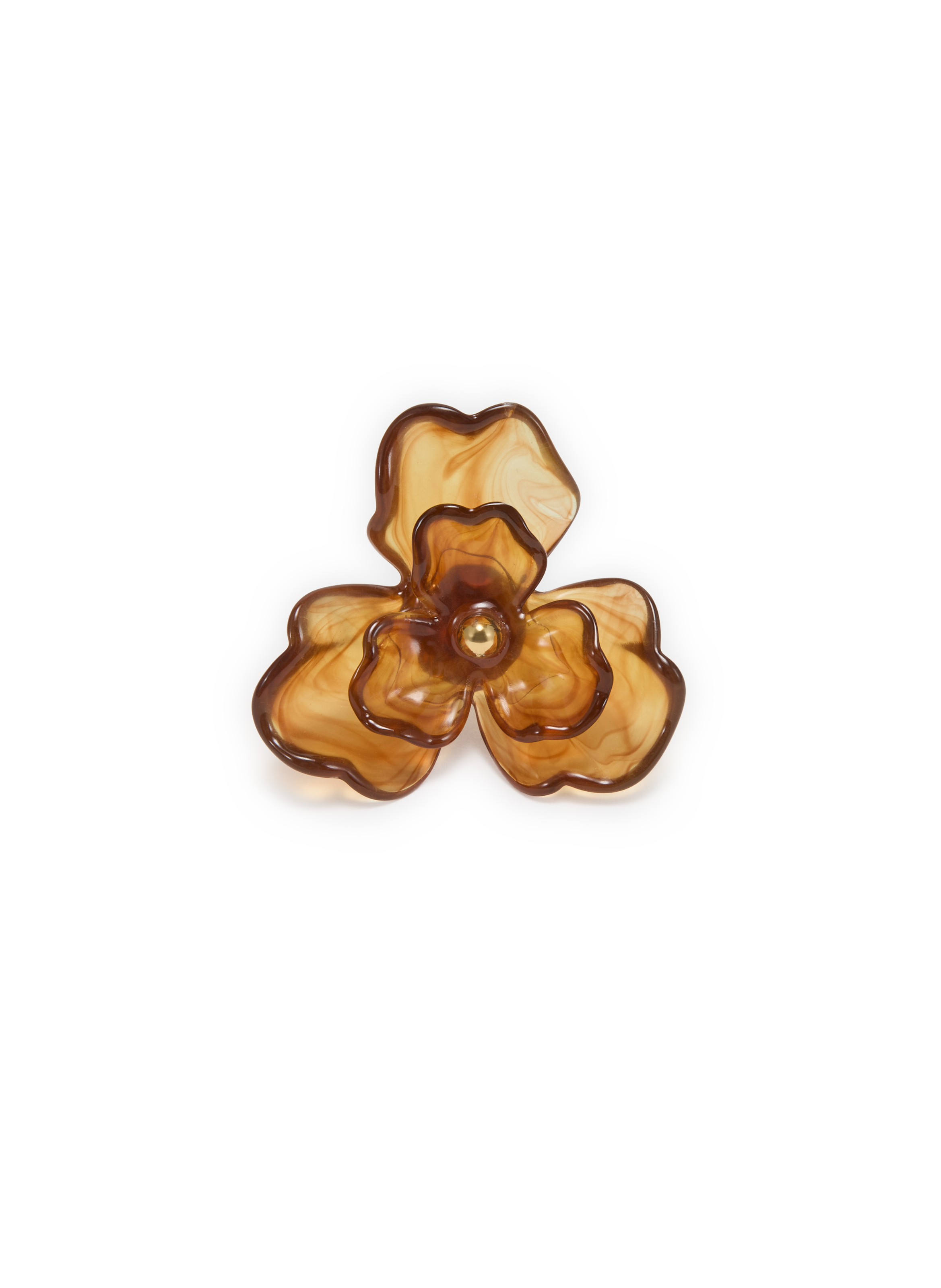 Flower ring AU PRINTEMPS PARIS Brown