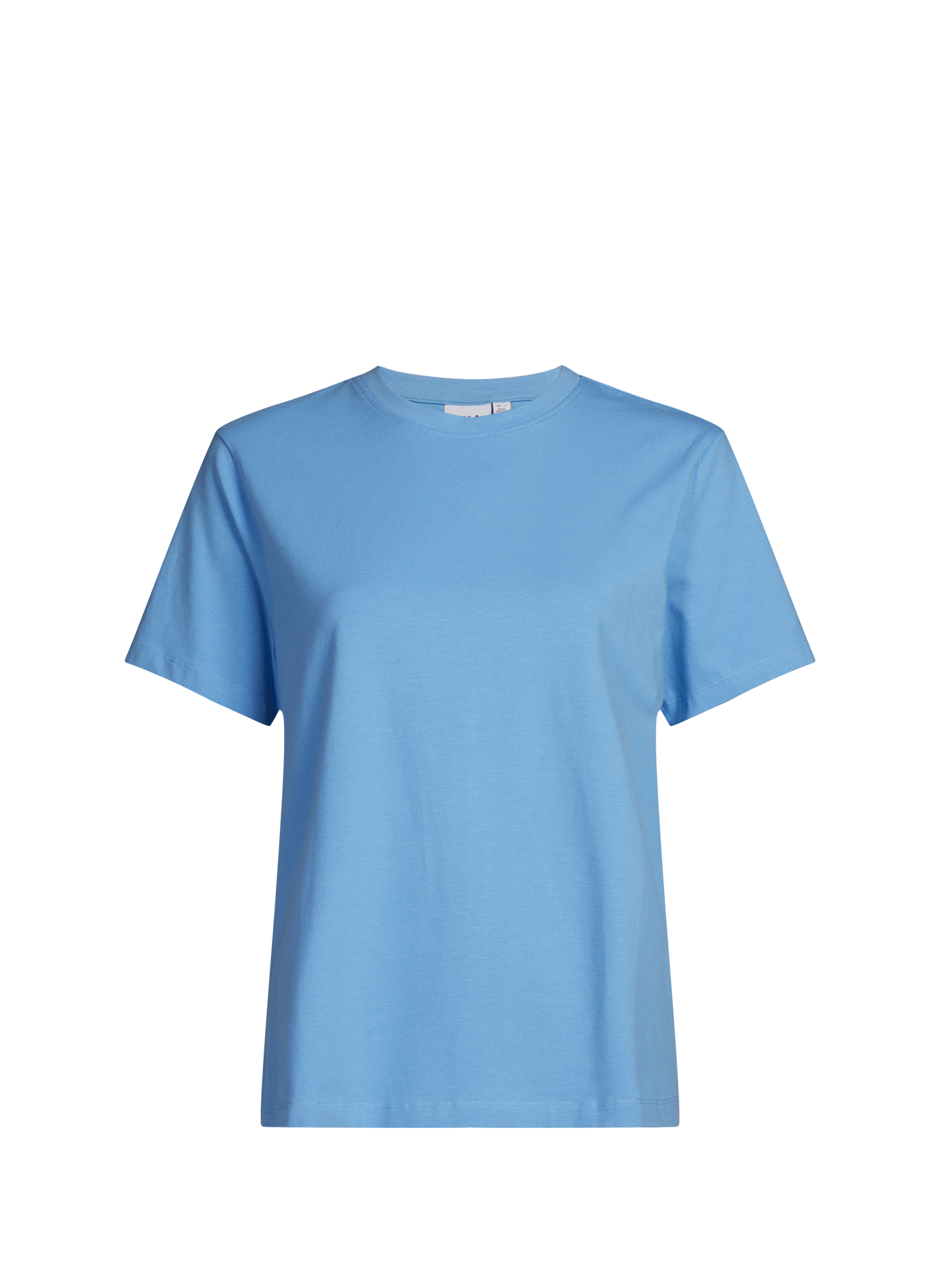 T-shirt Vinora à col rond en coton mélangé VILA Bleu