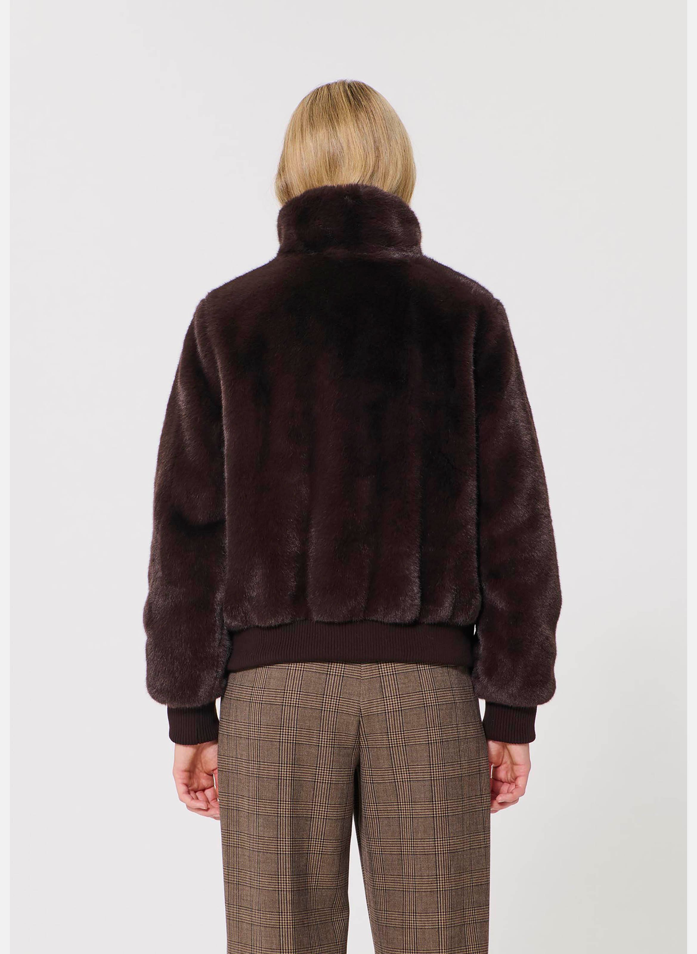 Fausse fourrure bertille TARA JARMON Marron