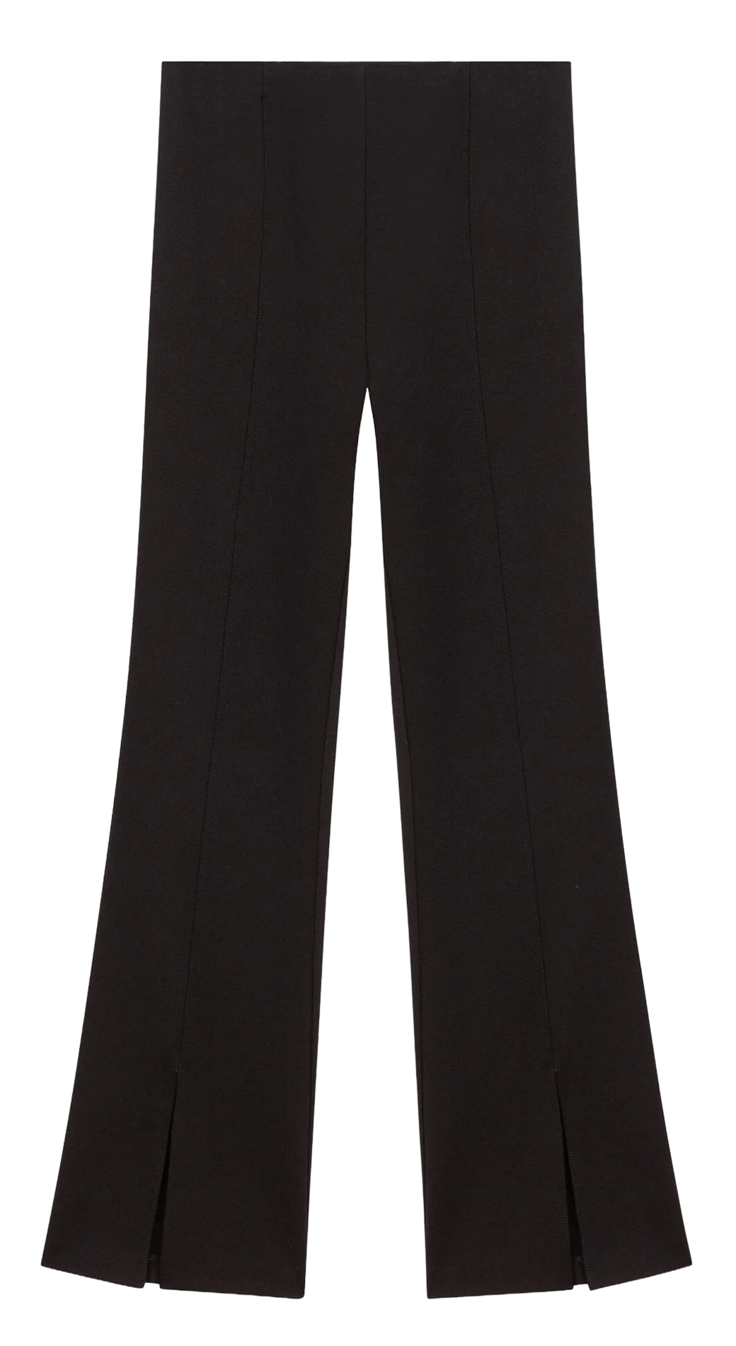 Pantalon flare stretch MAJE Noir