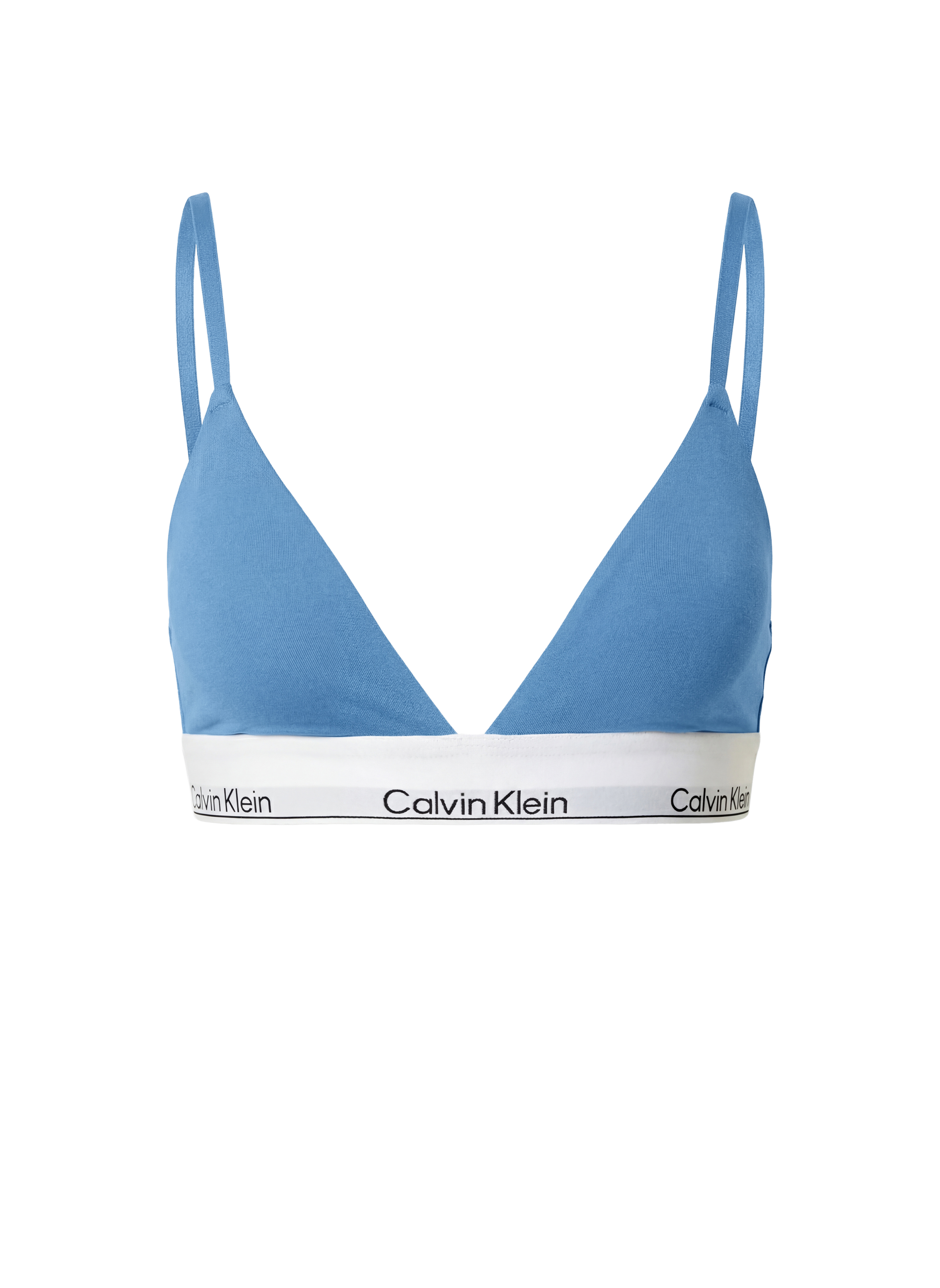 Brassière doublée à logo CALVIN KLEIN Bleu