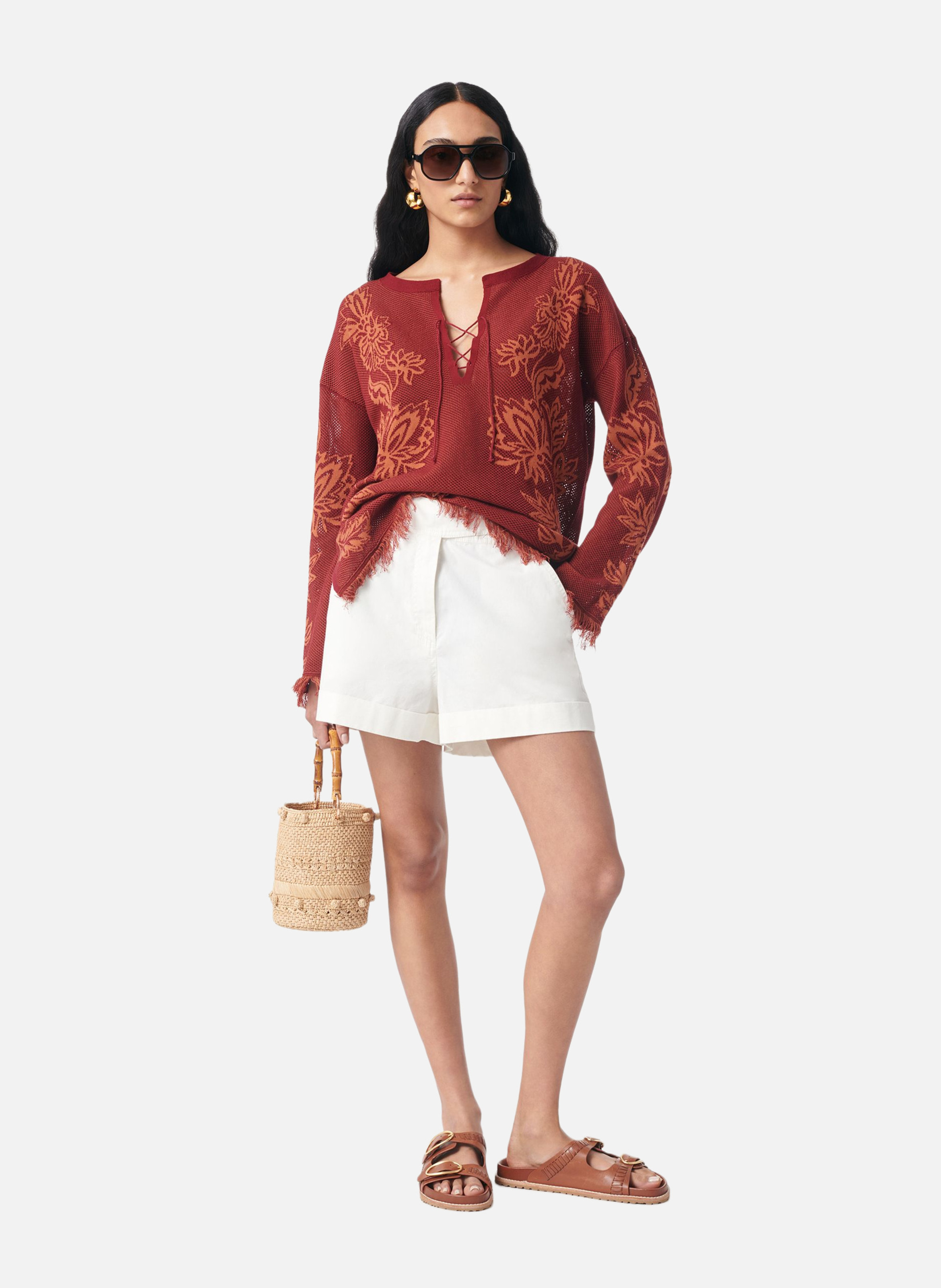 Chemise geko VANESSA BRUNO Rouge