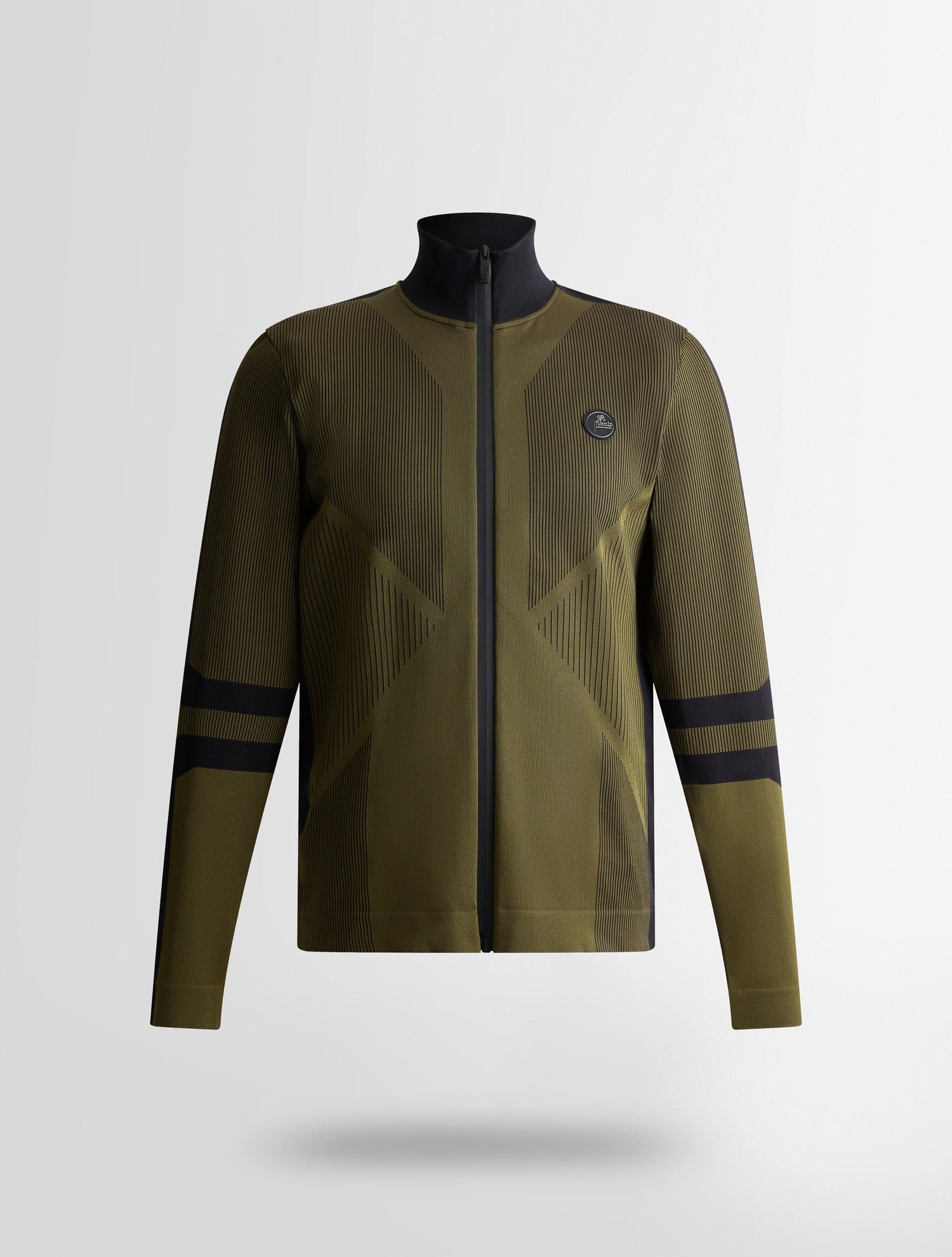 Gilet liveo col montant coupe ajustée FUSALP Kaki