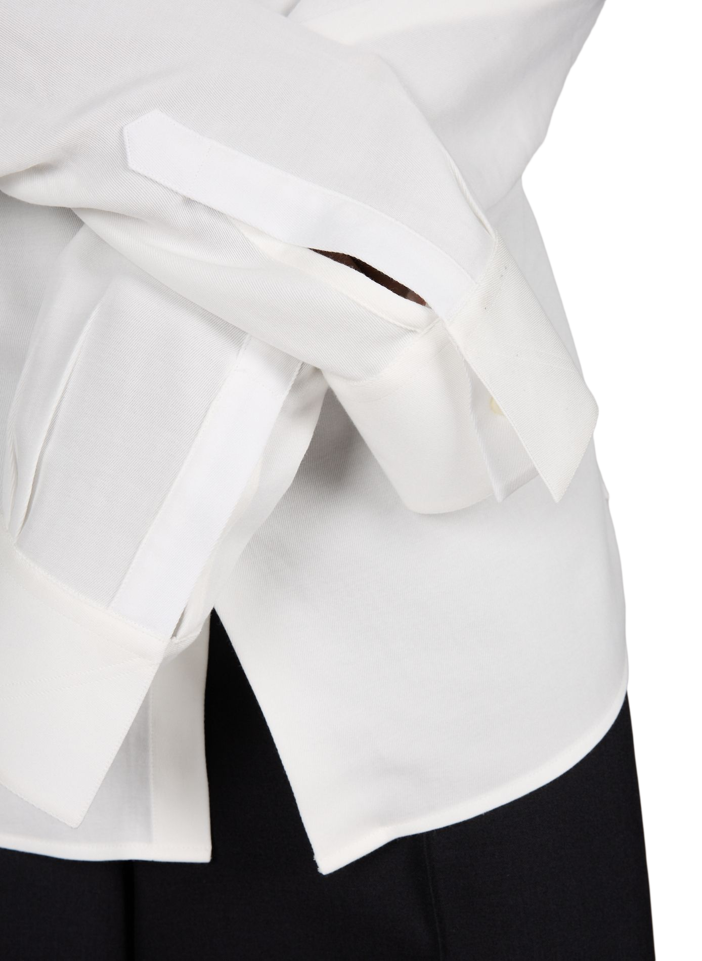 Straight cut classic collar shirt SEAN SUEN White