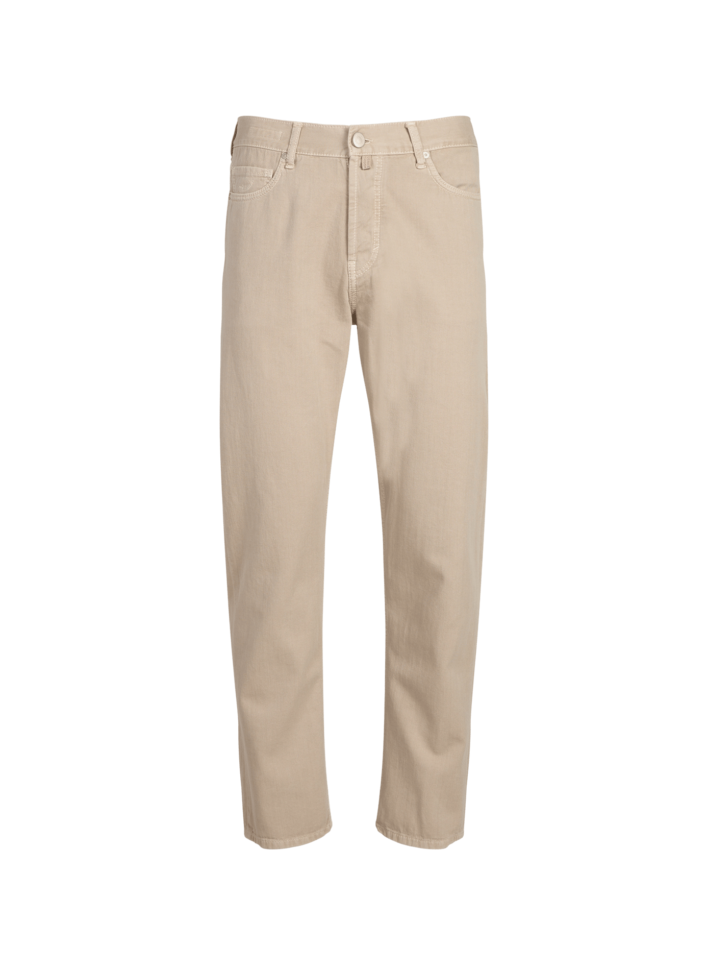 Jean regular en coton JACOB COHEN Beige