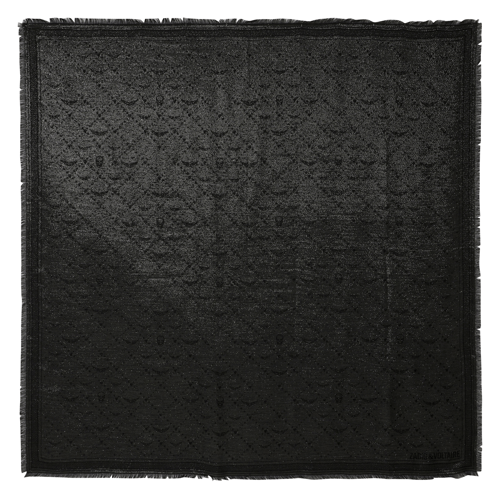 Foulard à motifs glenn ZADIG&VOLTAIRE Argent