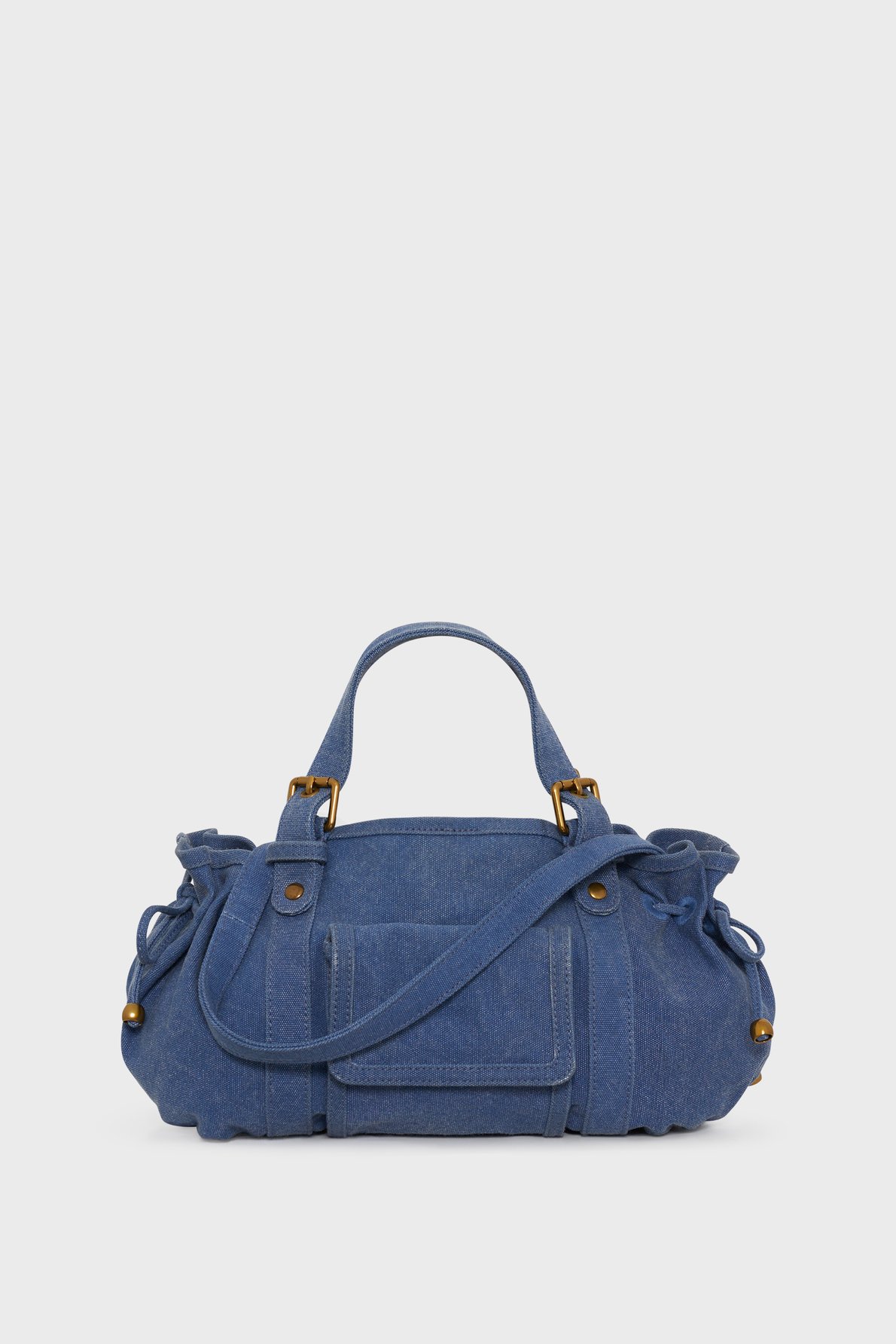 Sac à main en toile lavée - 18h GERARD DAREL Bleu