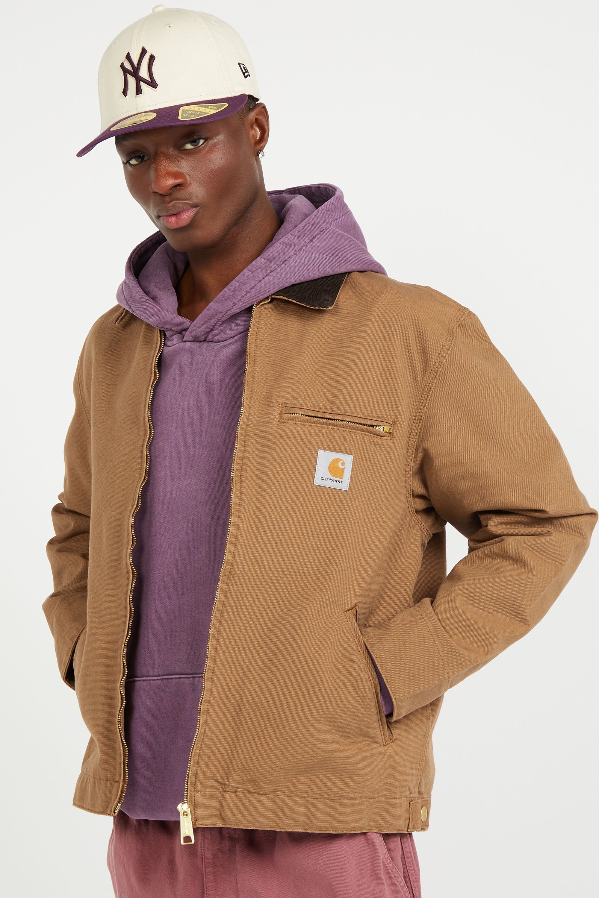Veste detroit jacket CARHARTT WIP Marron