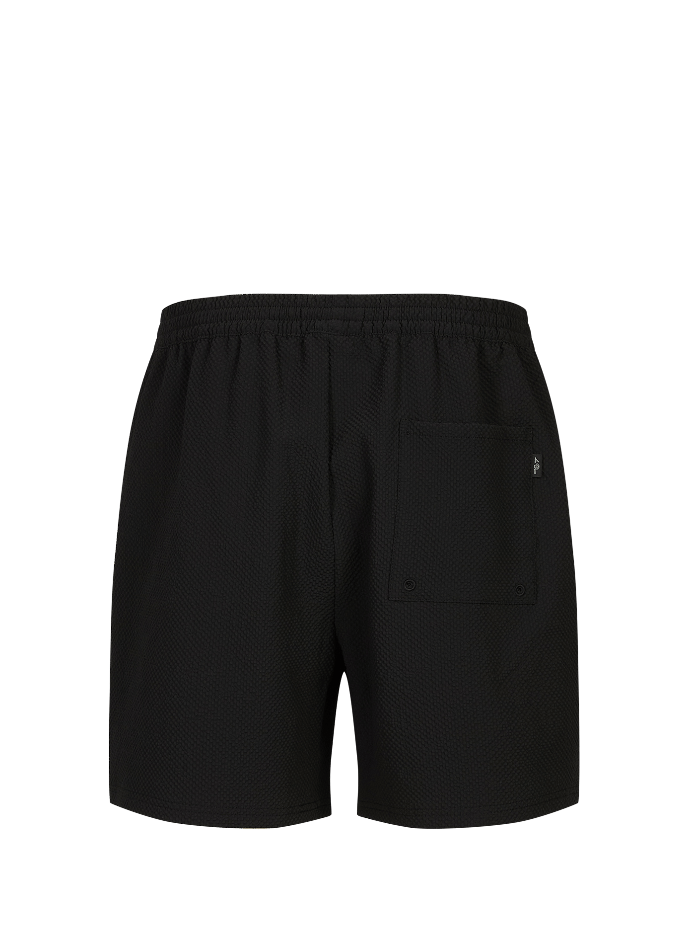 Textured swim shorts LES DEUX Black