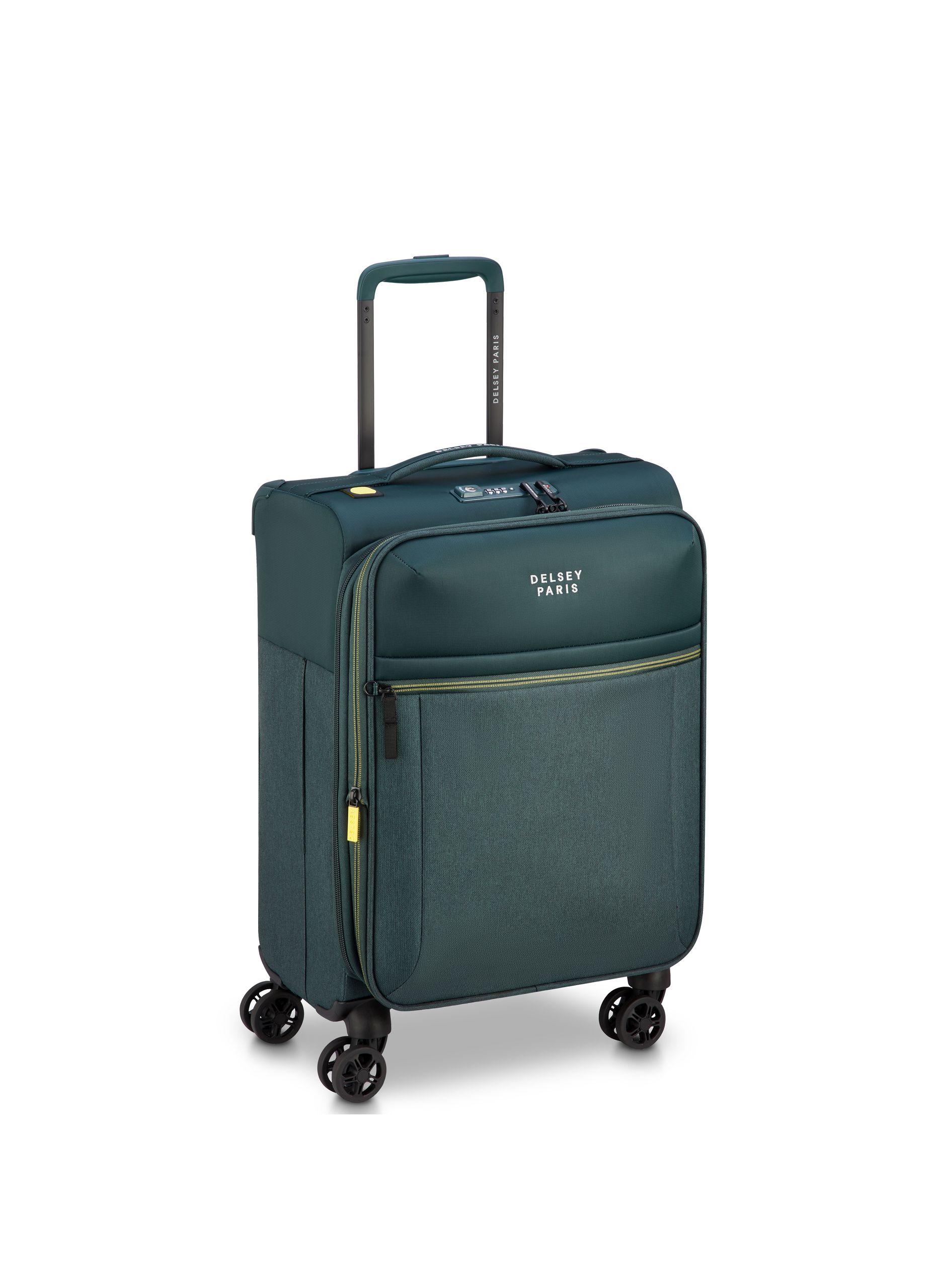 Valise cabine souple taille s - brochant 3 DELSEY PARIS Vert