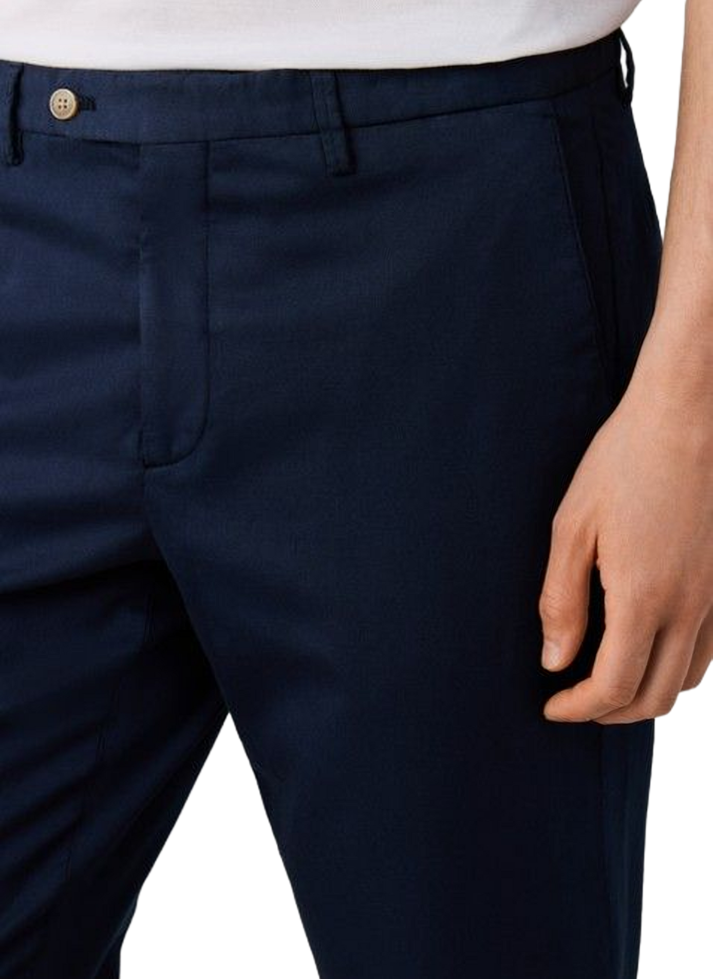 Schmale Baumwollhose HACKETT Blau
