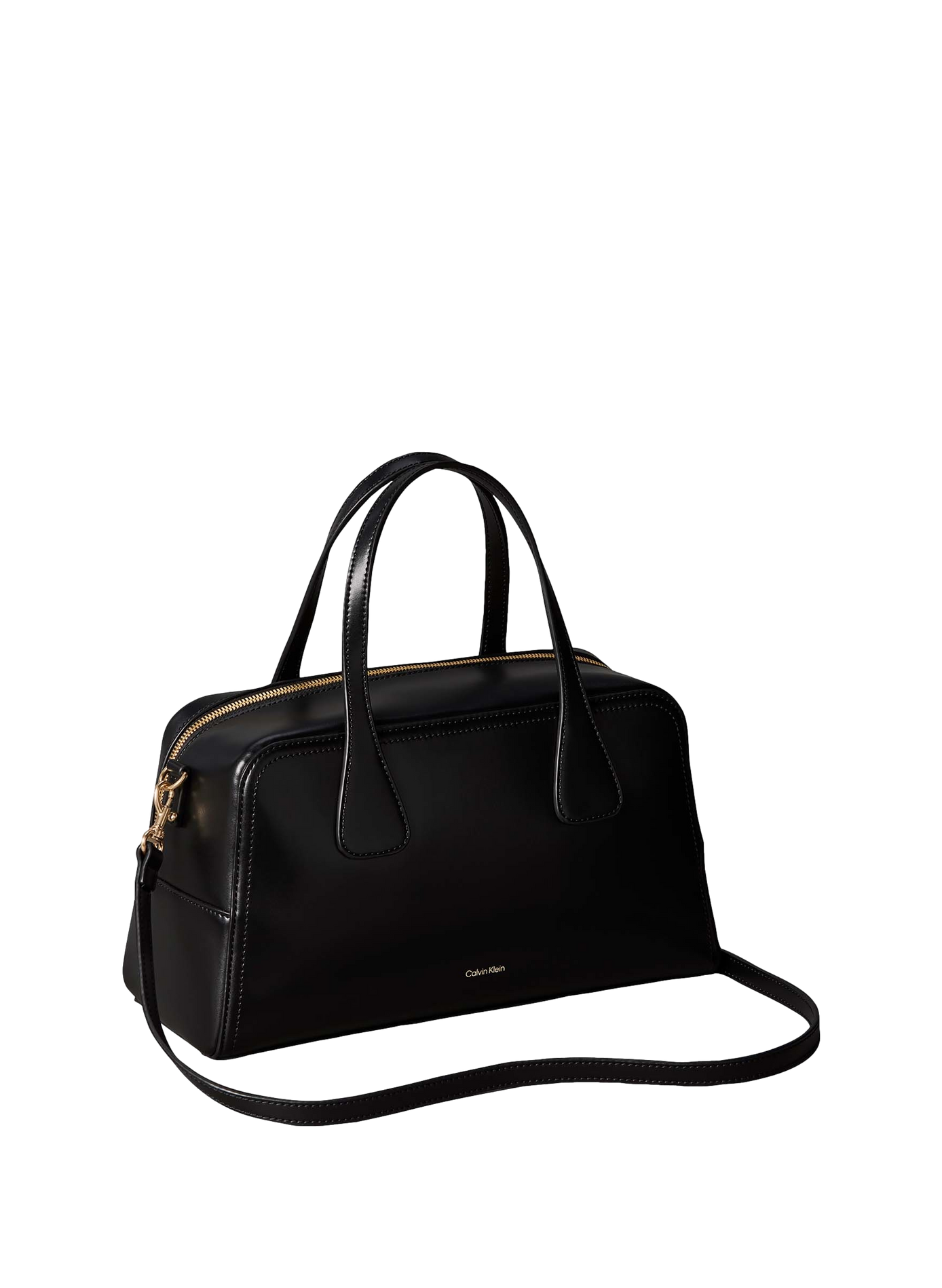 Medium Logo Bowling Bag CALVIN KLEIN Black