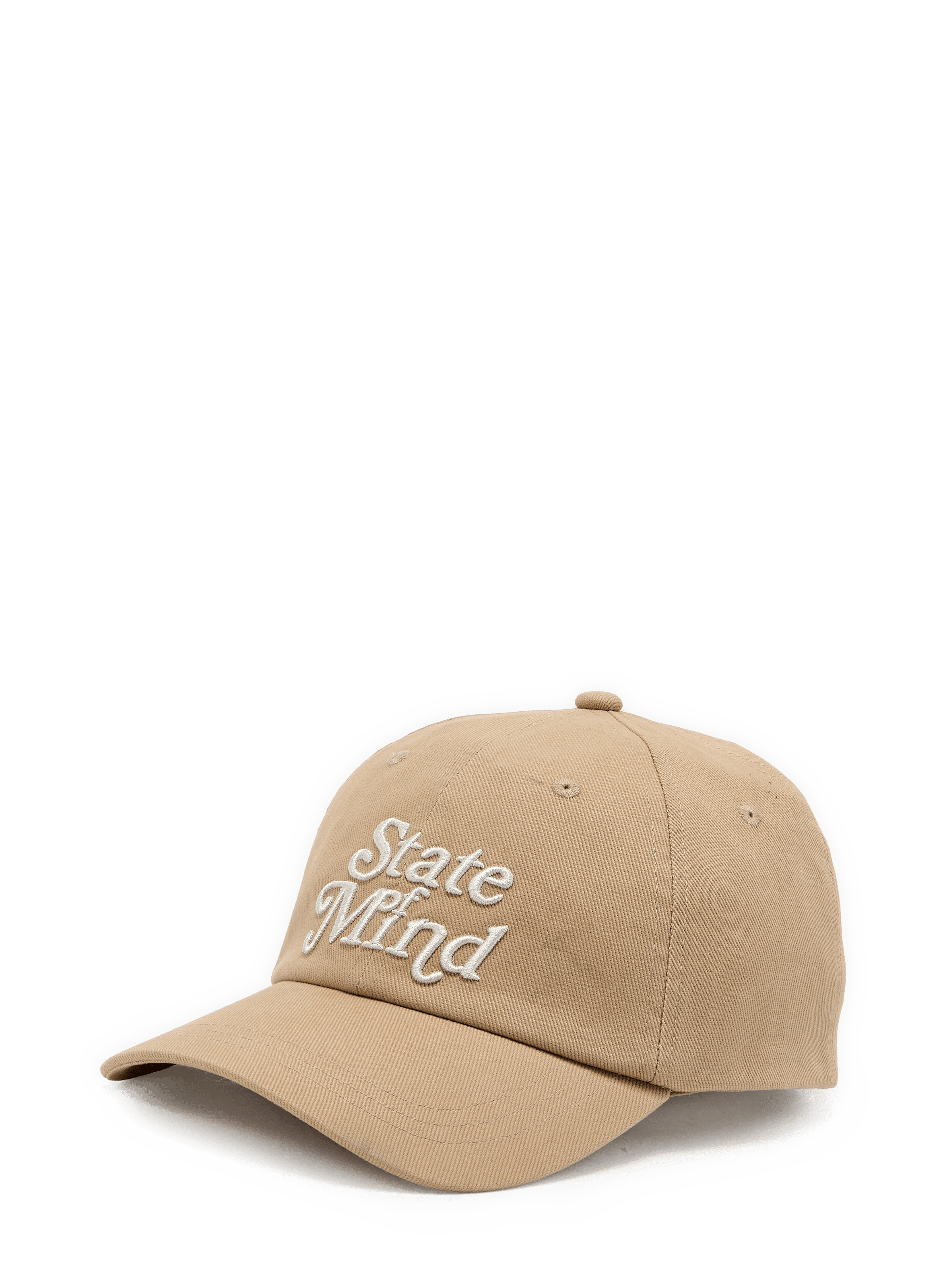 Casquette à logo brodé en coton SAISON 1865 Beige