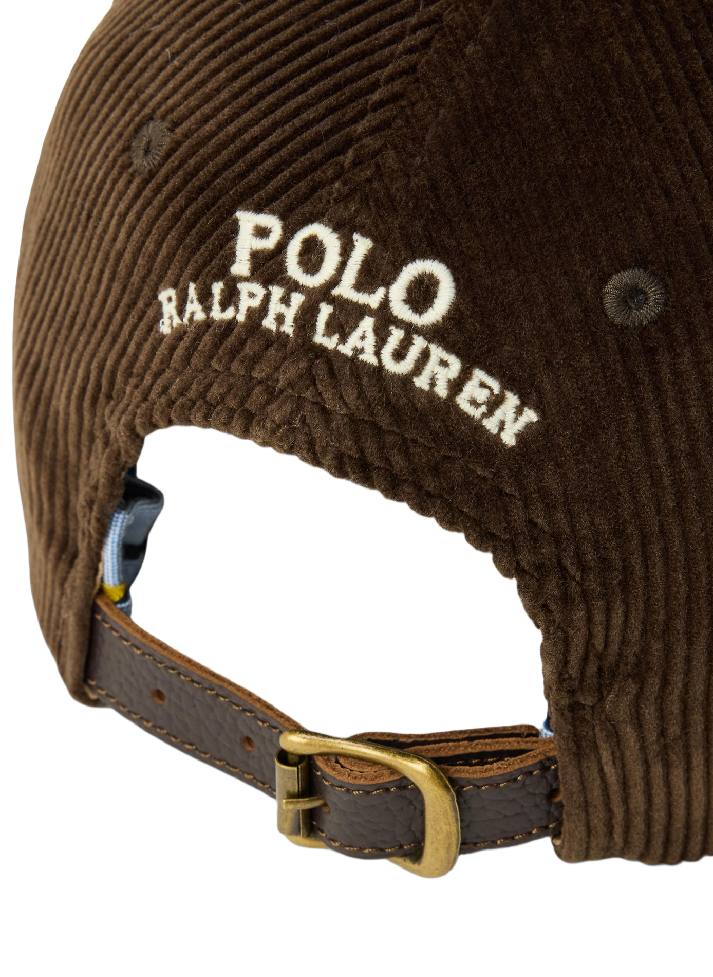 Casquette en velours côtelé POLO RALPH LAUREN Beige