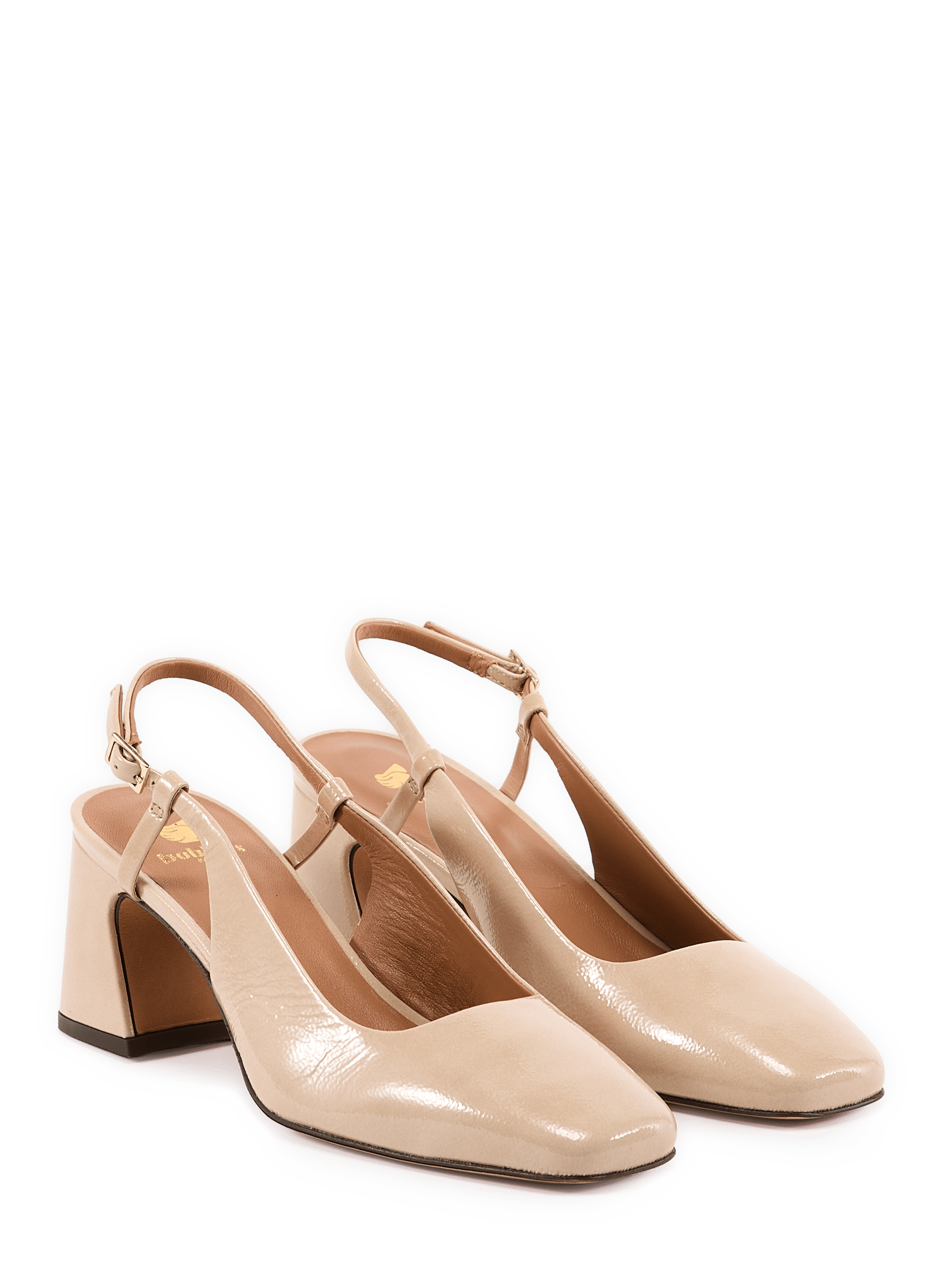 Escarpins en cuir BOBBIES Beige