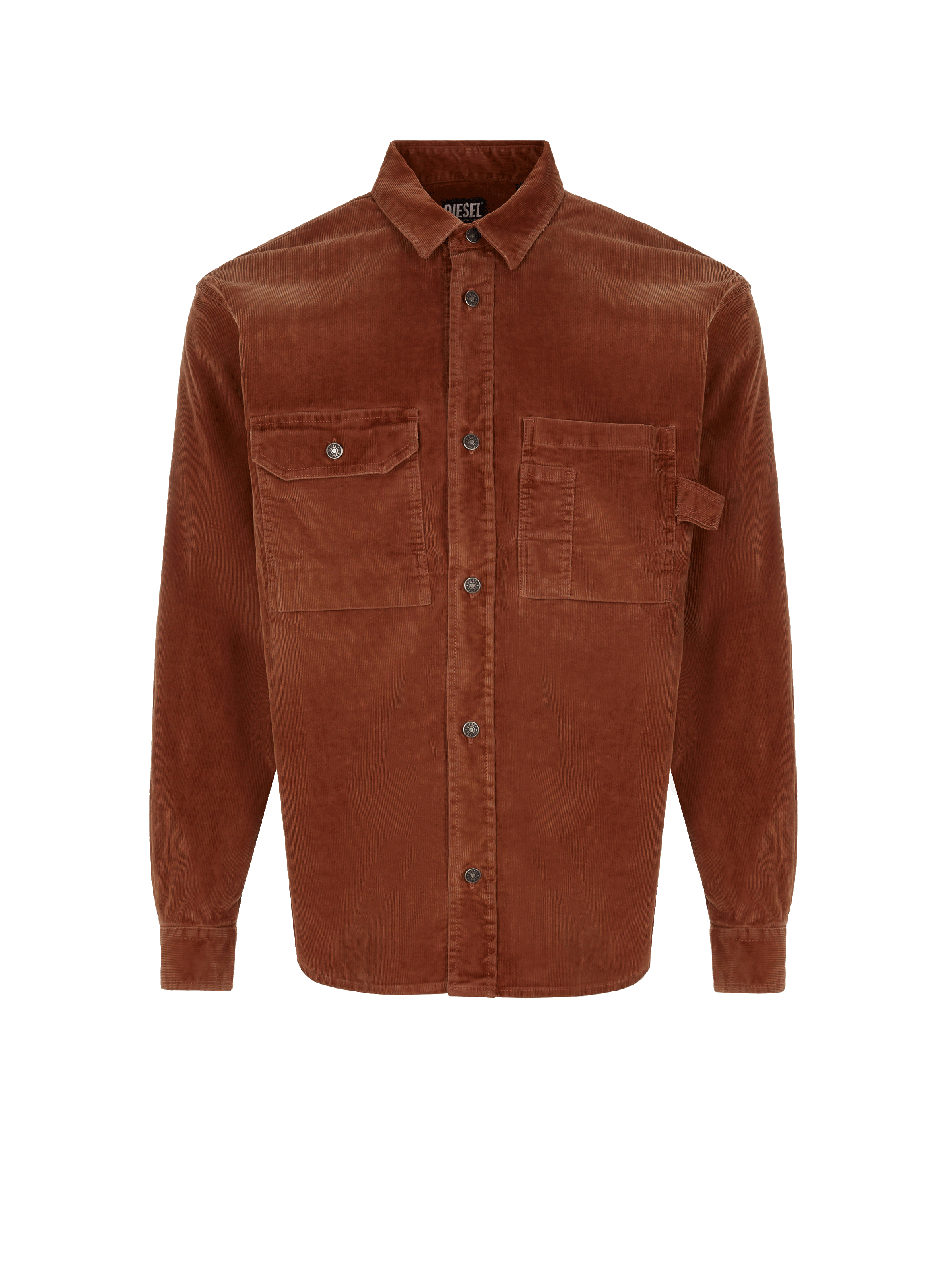 Chemise effet velours côtelé