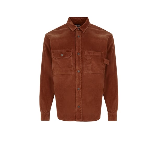 Chemise effet velours côtelé