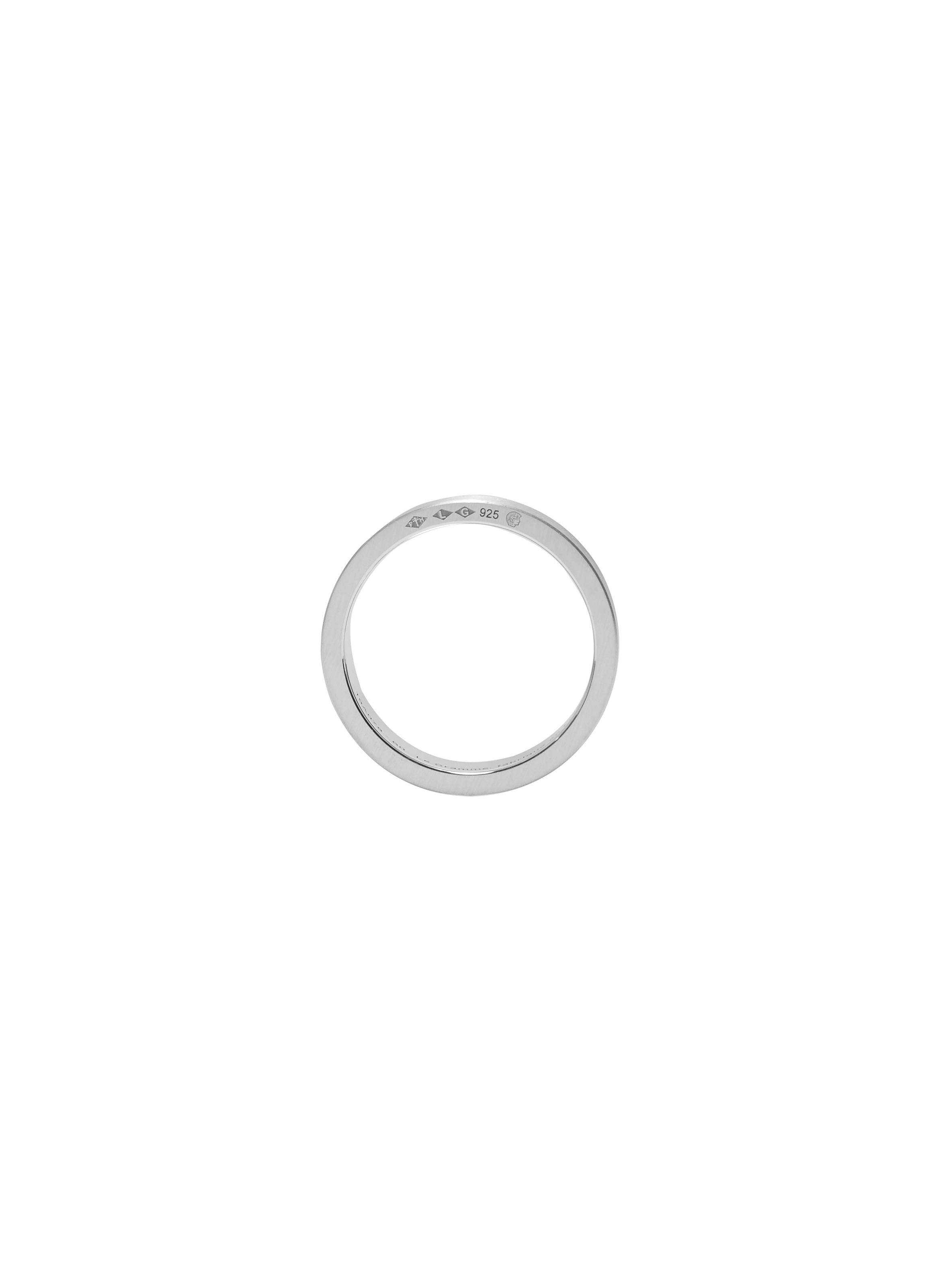 LE GRAMME ?Le 9 Grammes? Plain Brushed Sterling Silver Ring Silver