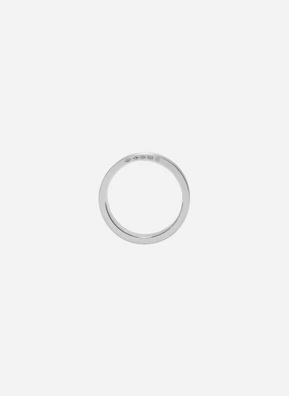 ?Le 9 Grammes? Plain Brushed Sterling Silver Ring LE GRAMME ?Le 9 Grammes? Plain Brushed Sterling Silver Ring LE GRAMME
