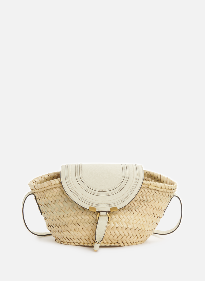 Marcie shoulder bag in woven straw CHLOÉ