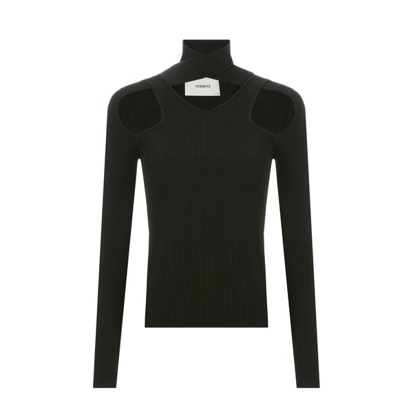 Top en maille ajourée