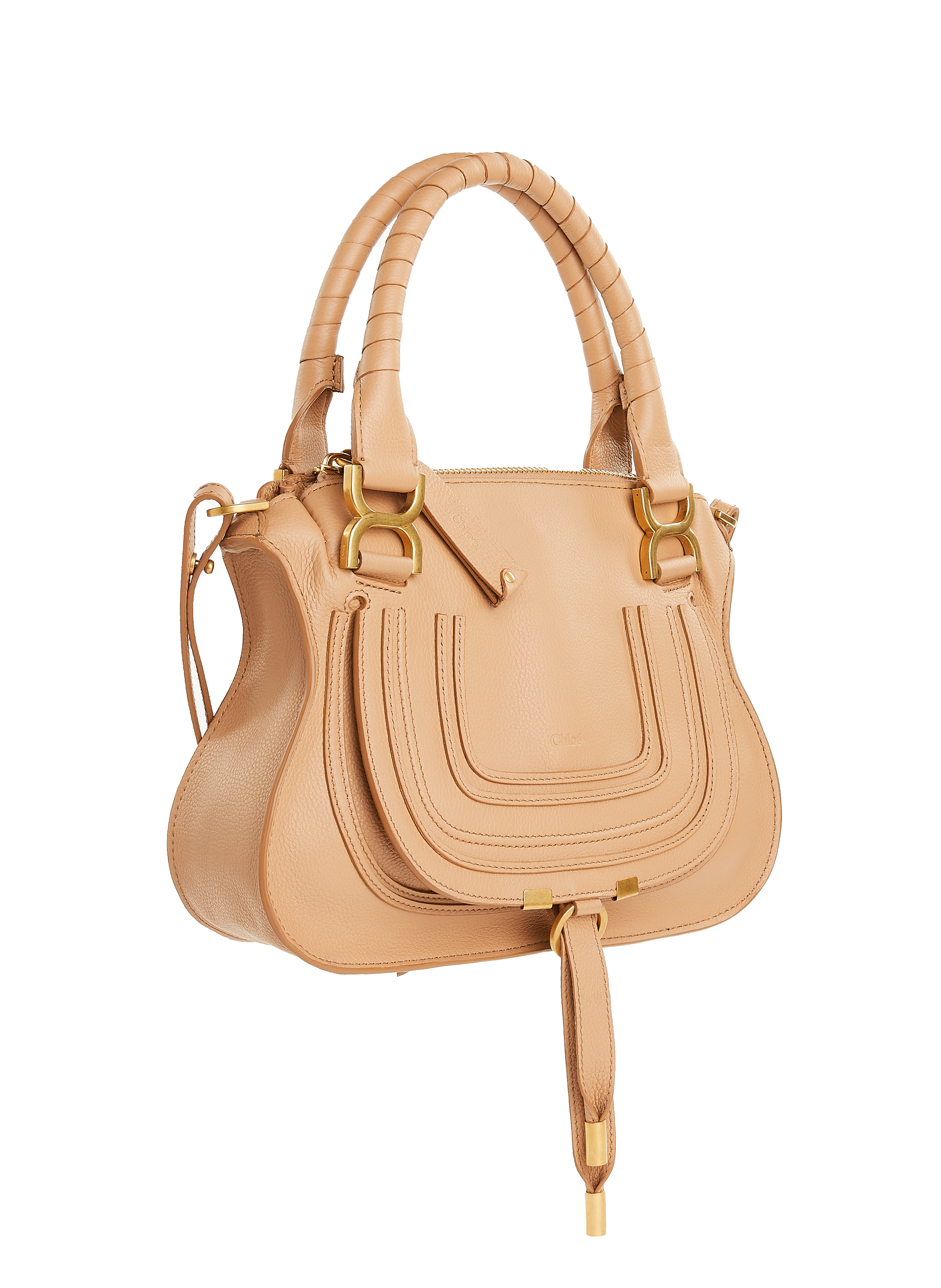 Sac à main Marcie en cuir Beige