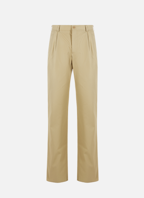 Chino pants with gathered effect BeigeSEASON 1865 