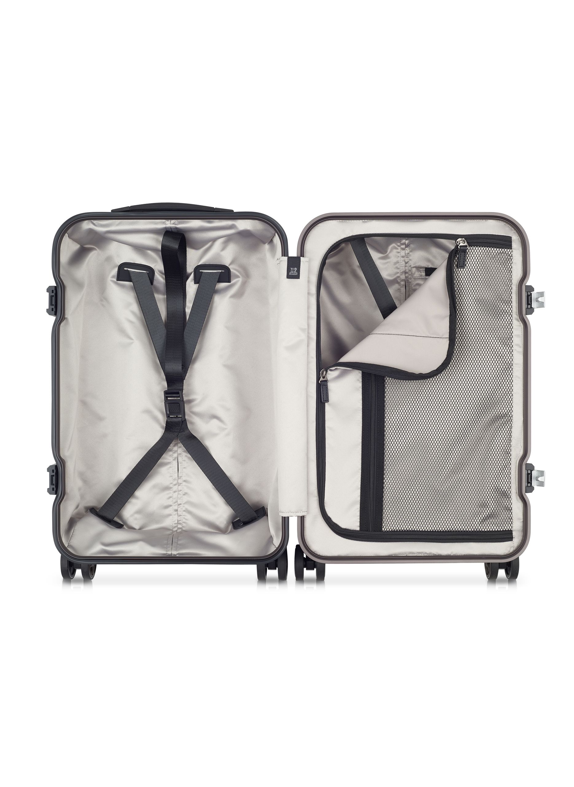 Valise cabine rigide taille s - peugeot voyages PEUGEOT VOYAGES Argent