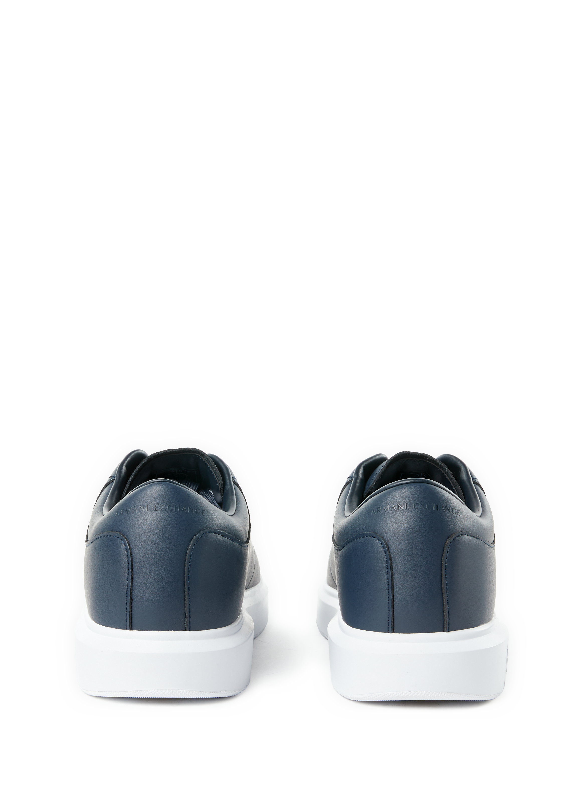 Leather sneakers Blue