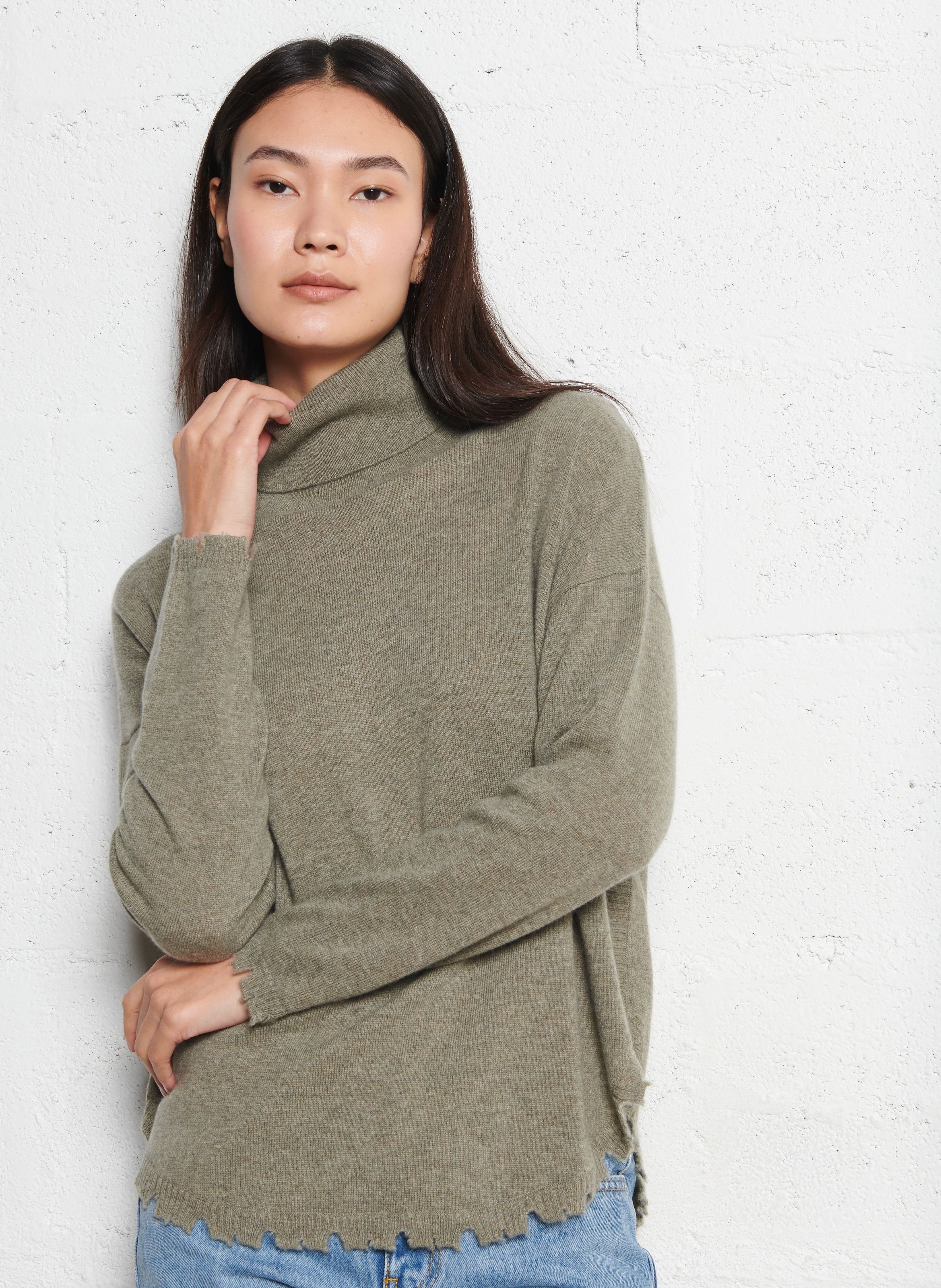 Pull ample col roulé en cachemire mavis KUJTEN 