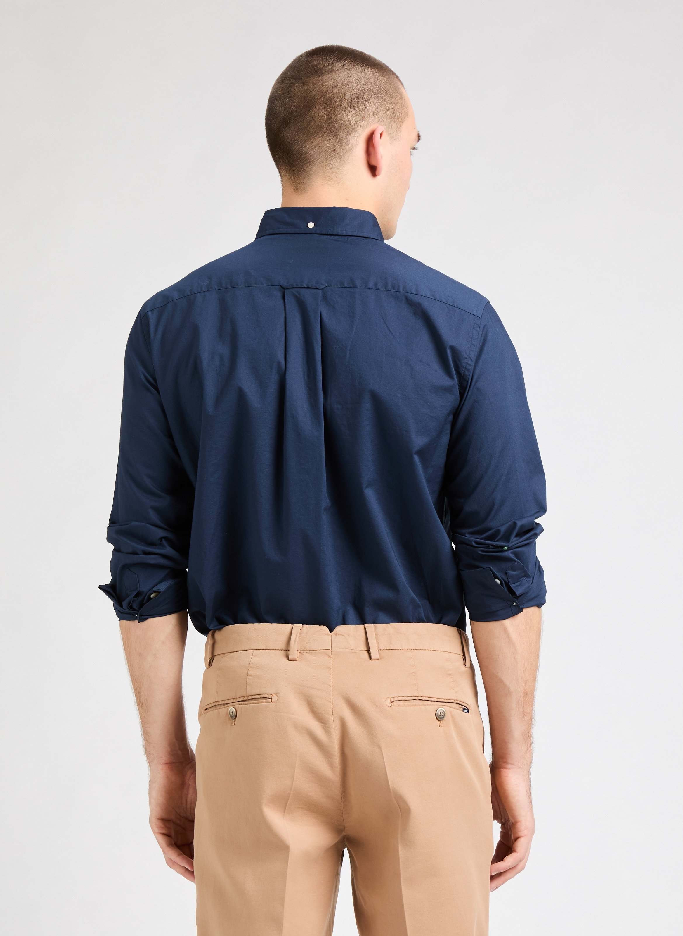 Chemise en coton Bleu