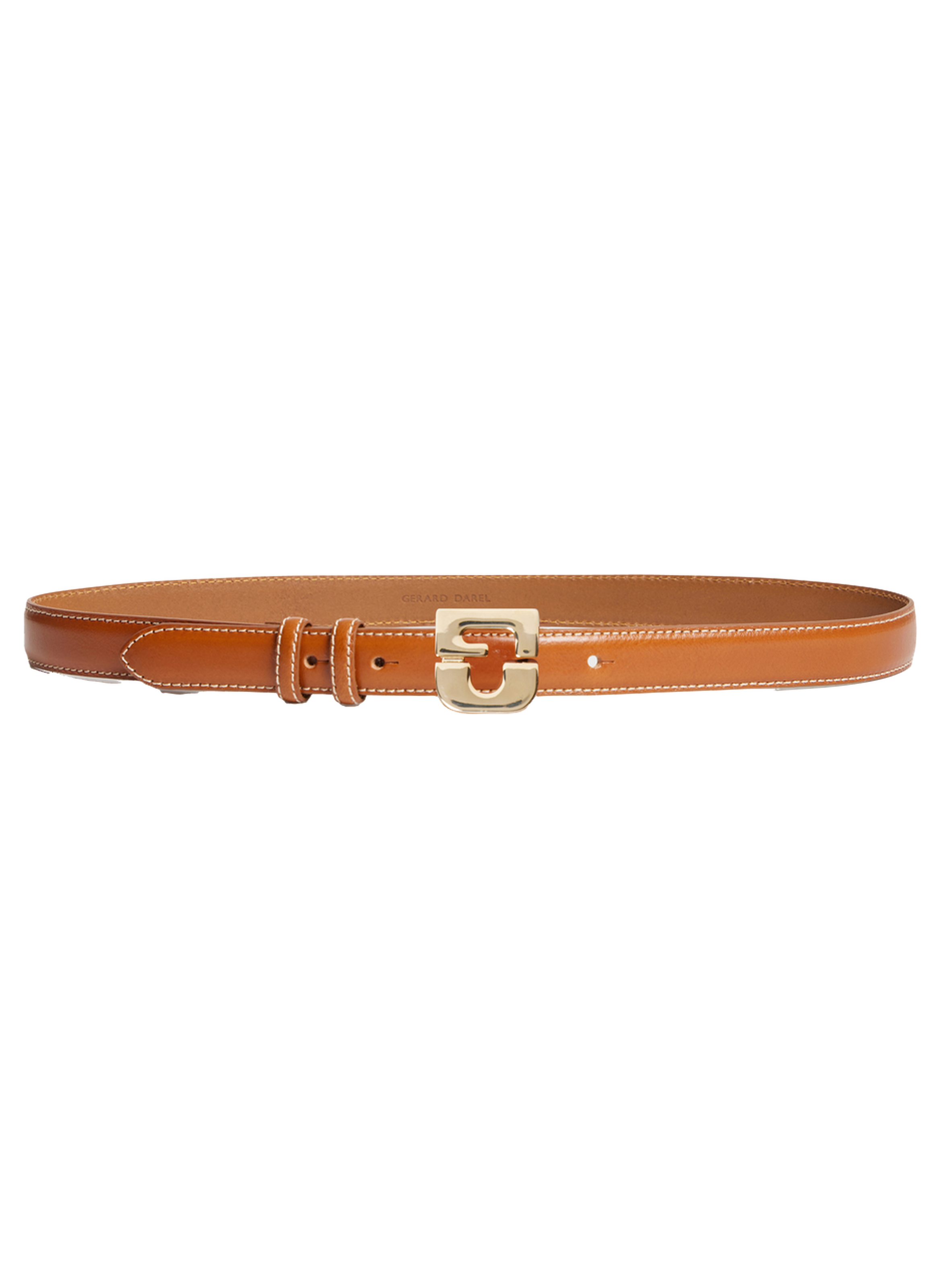 Ceinture signature en cuir - le lauren GERARD DAREL Marron